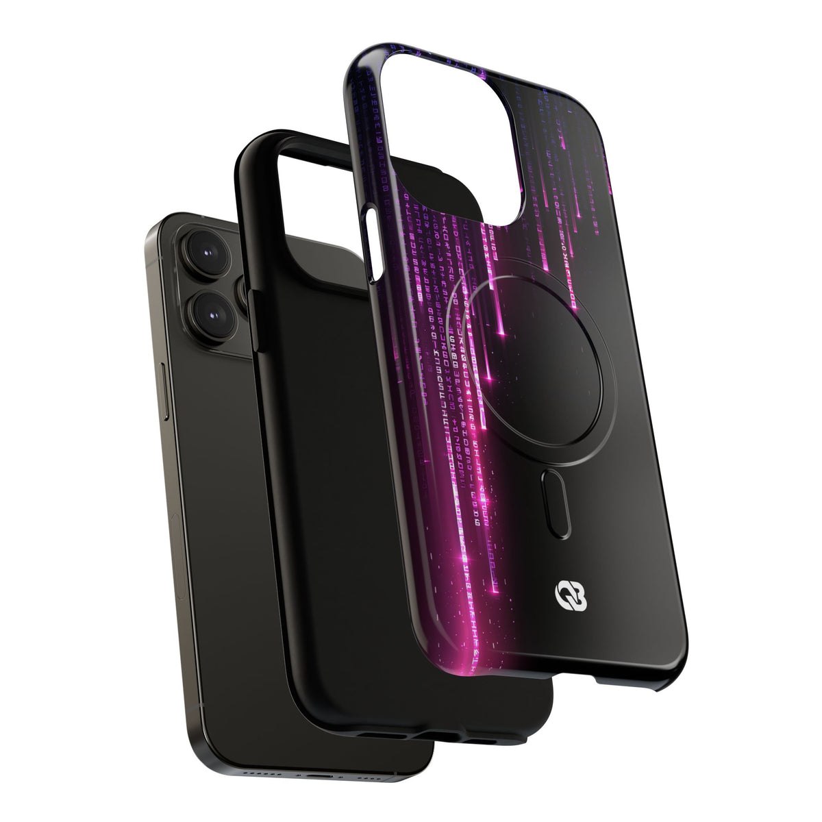 Binary Cascade · Tough 2.0 Magnetic Phone Case for iPhone · Black