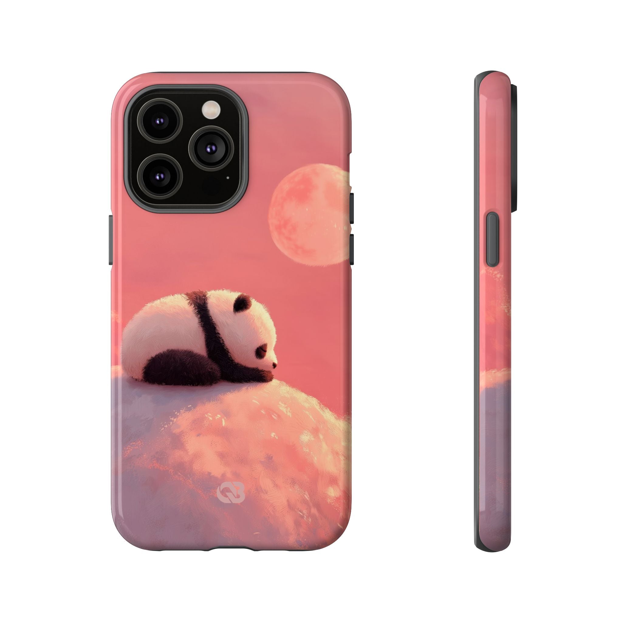 Rose Moon Panda · Tough Coque de téléphone pour iPhone