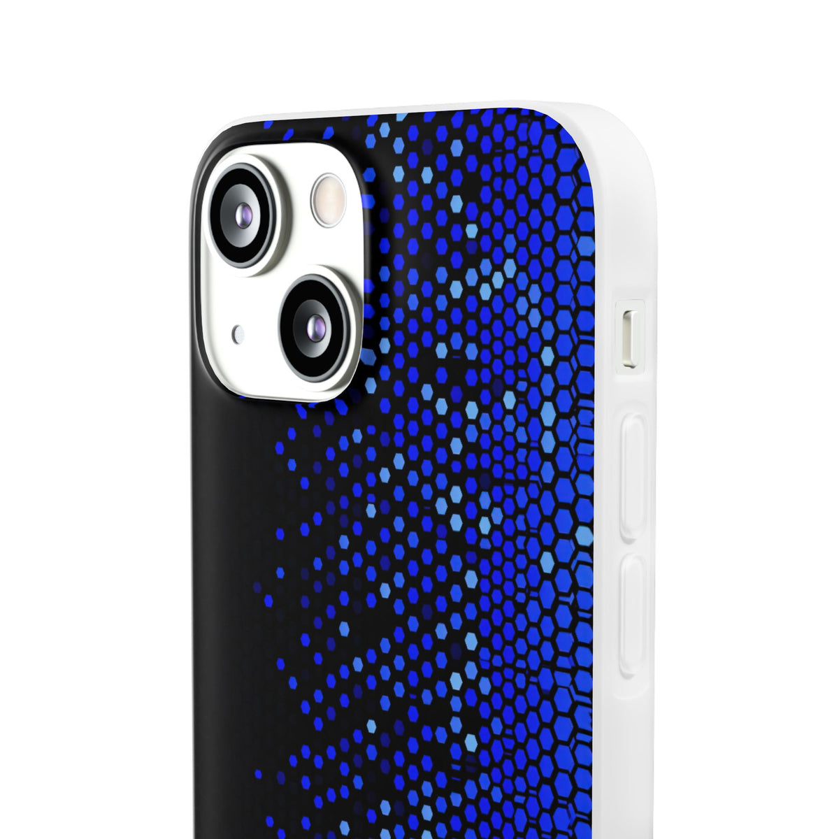 Cobalt Hex Dispersion · Lite Phone Case for iPhone · Blue