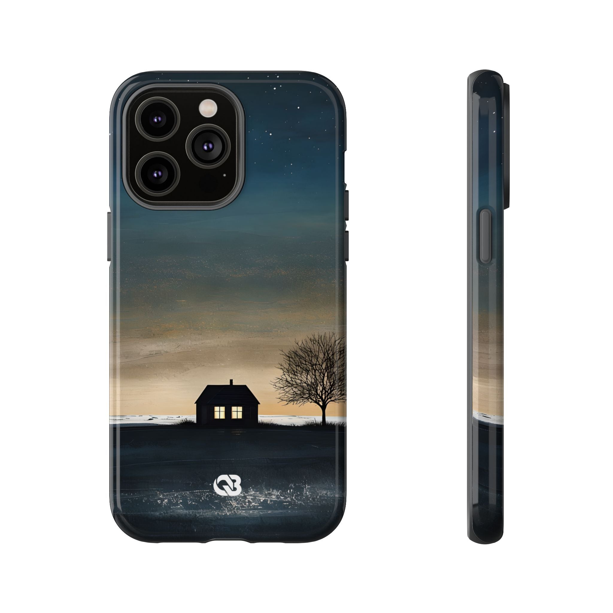 Midnight Cabin Glow · Tough Hoesje voor iPhone