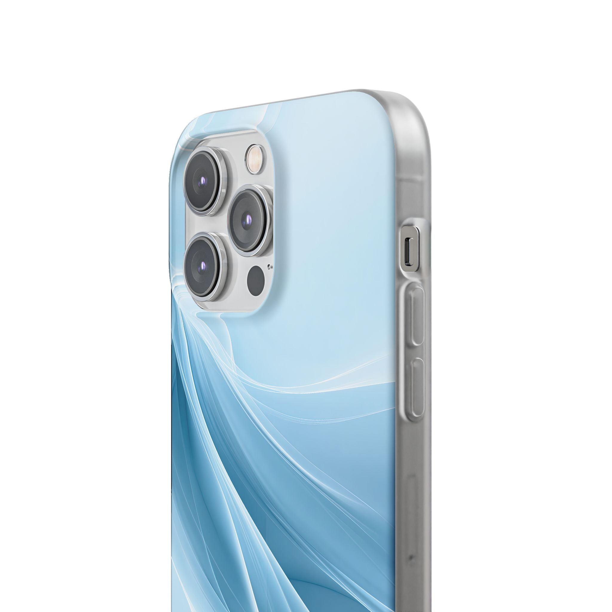 Blue Lite Phone Case for iPhone - Arctic Silk Drift