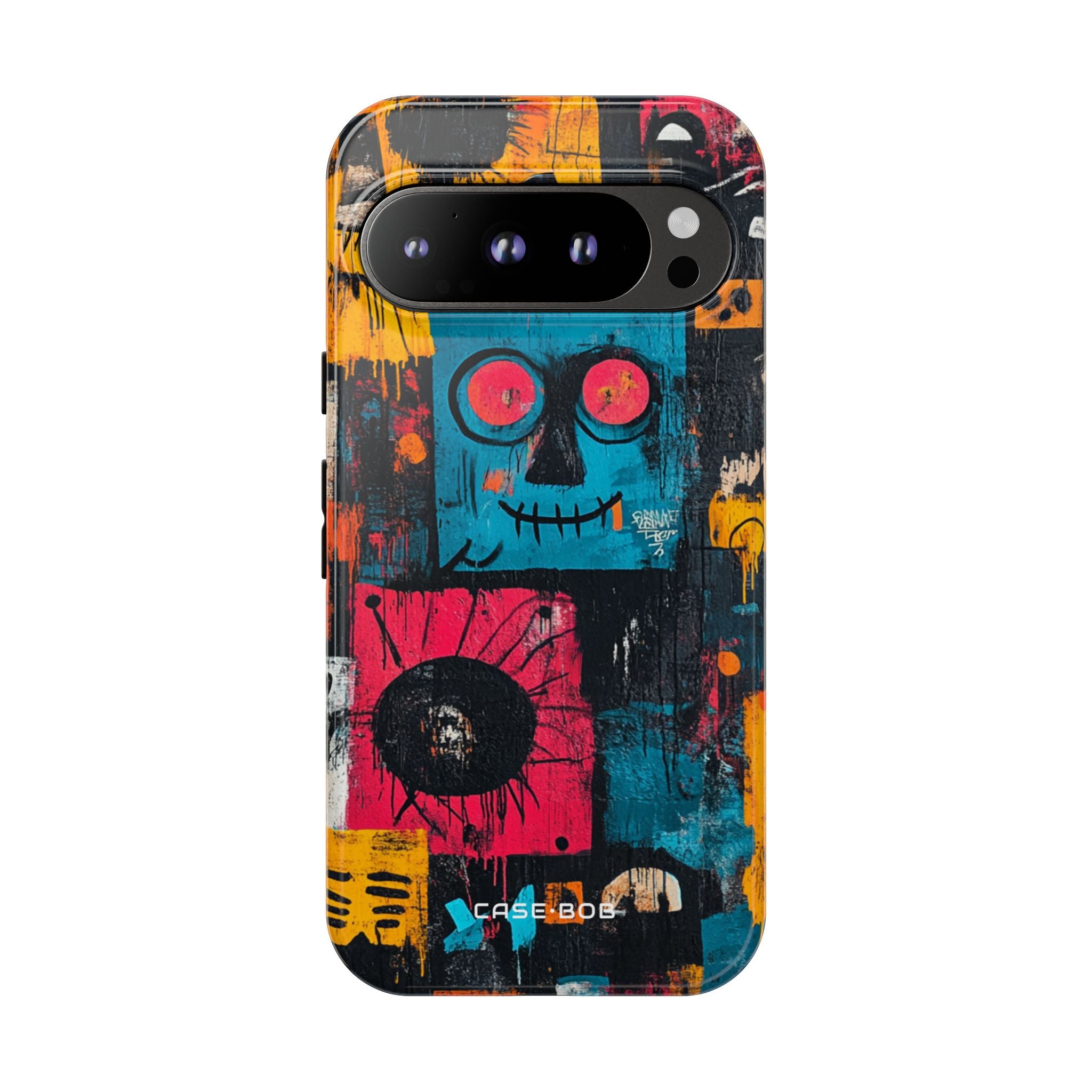 Blå söm Smile Google Pixel 9 Pro Case - Tough