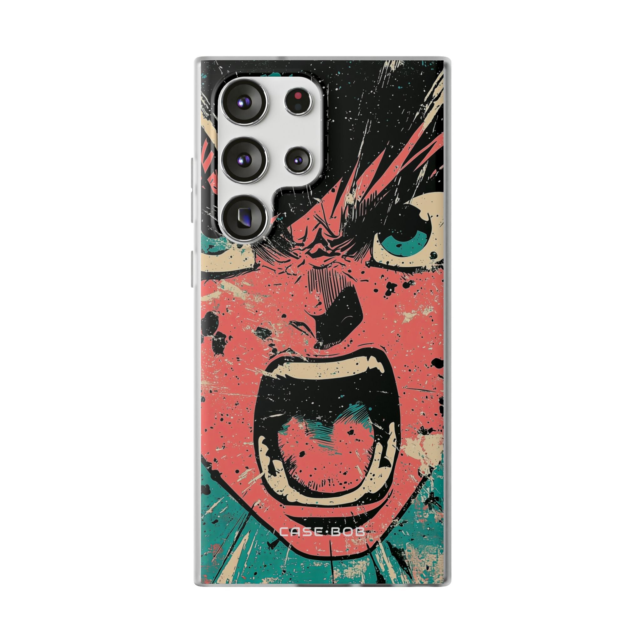 Screaming Face Pink Samsung S23 Ultra Case - Soft