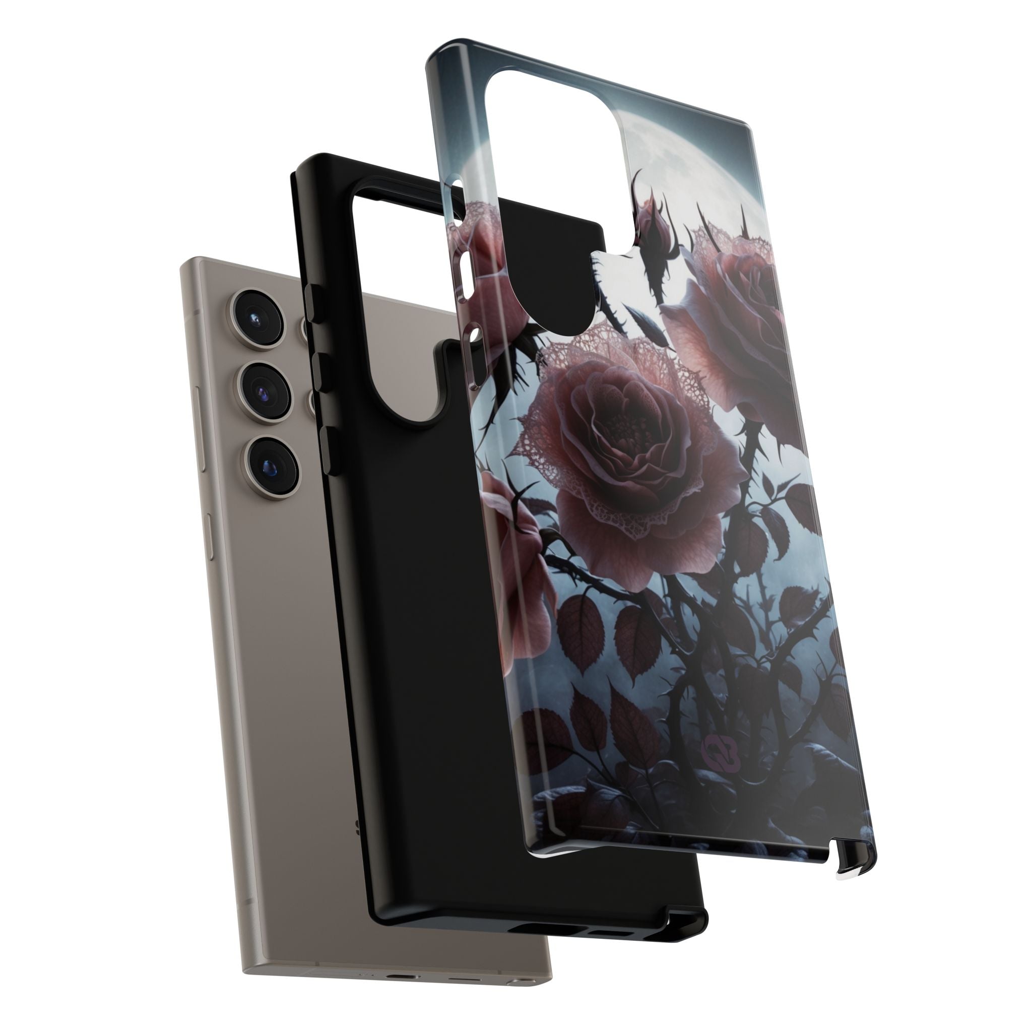 Lunar Lace Petals · Tough Handyhülle für Samsung