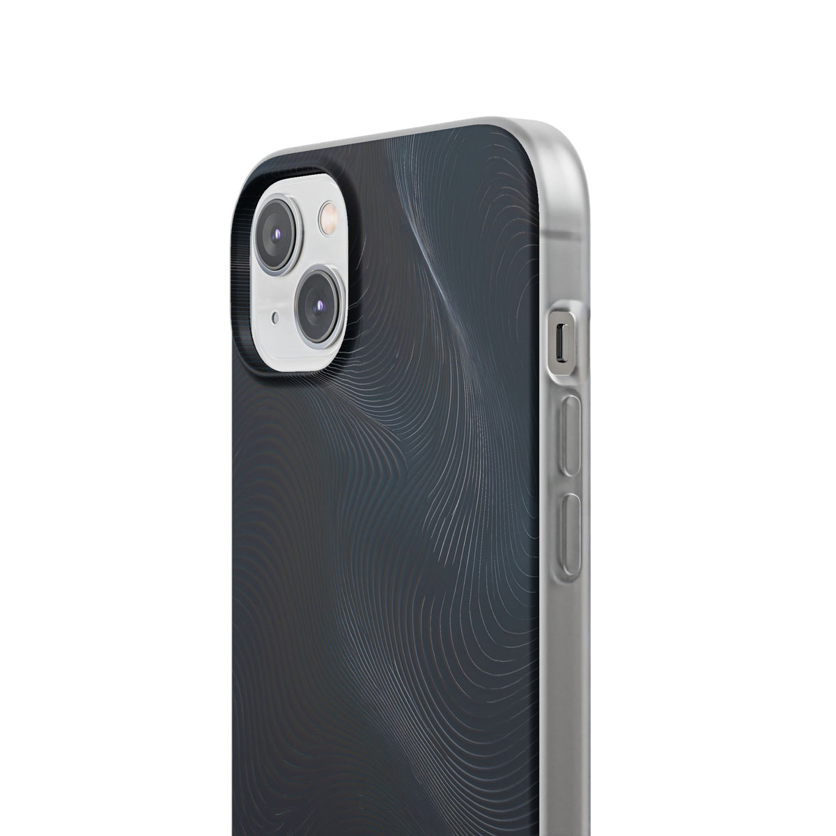 Black Lite Phone Case for iPhone - Obsidian Ridge Flux