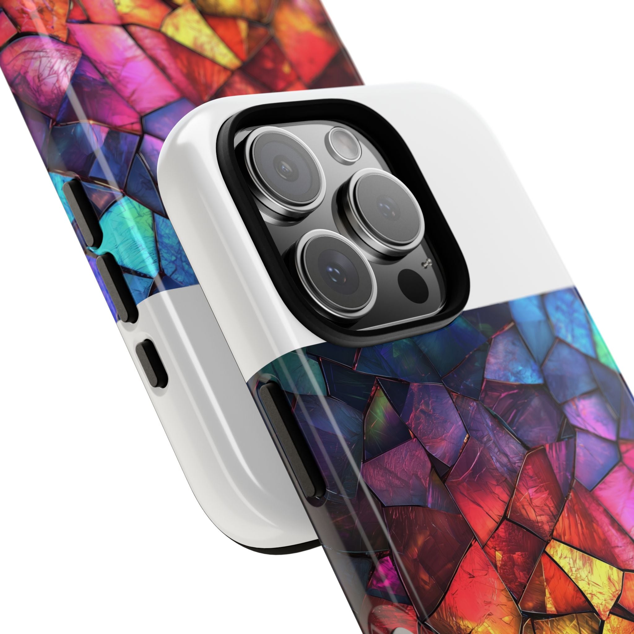 Crimson Shards iPhone 16 Pro Case - Tough