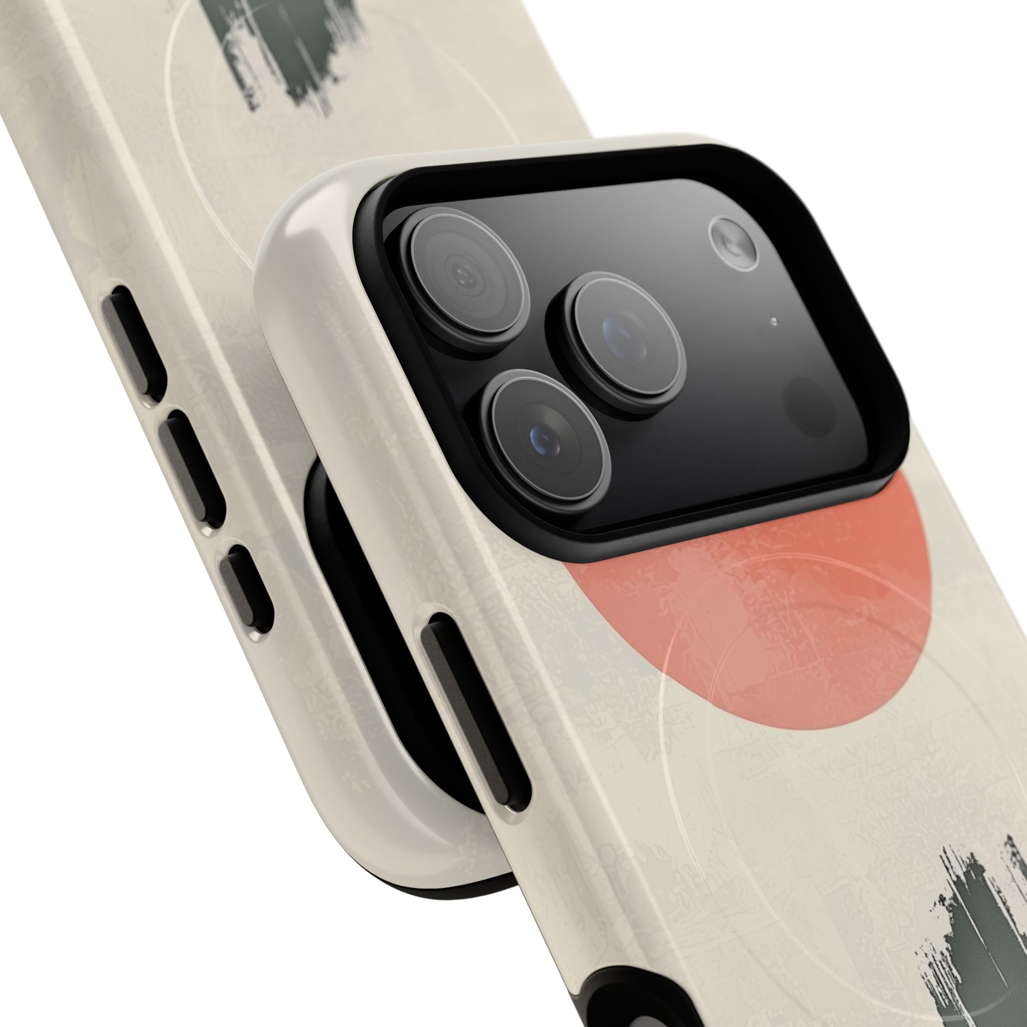 Crimson Sun Strokes · Tough+ Phone Case for iPhone · Magsafe