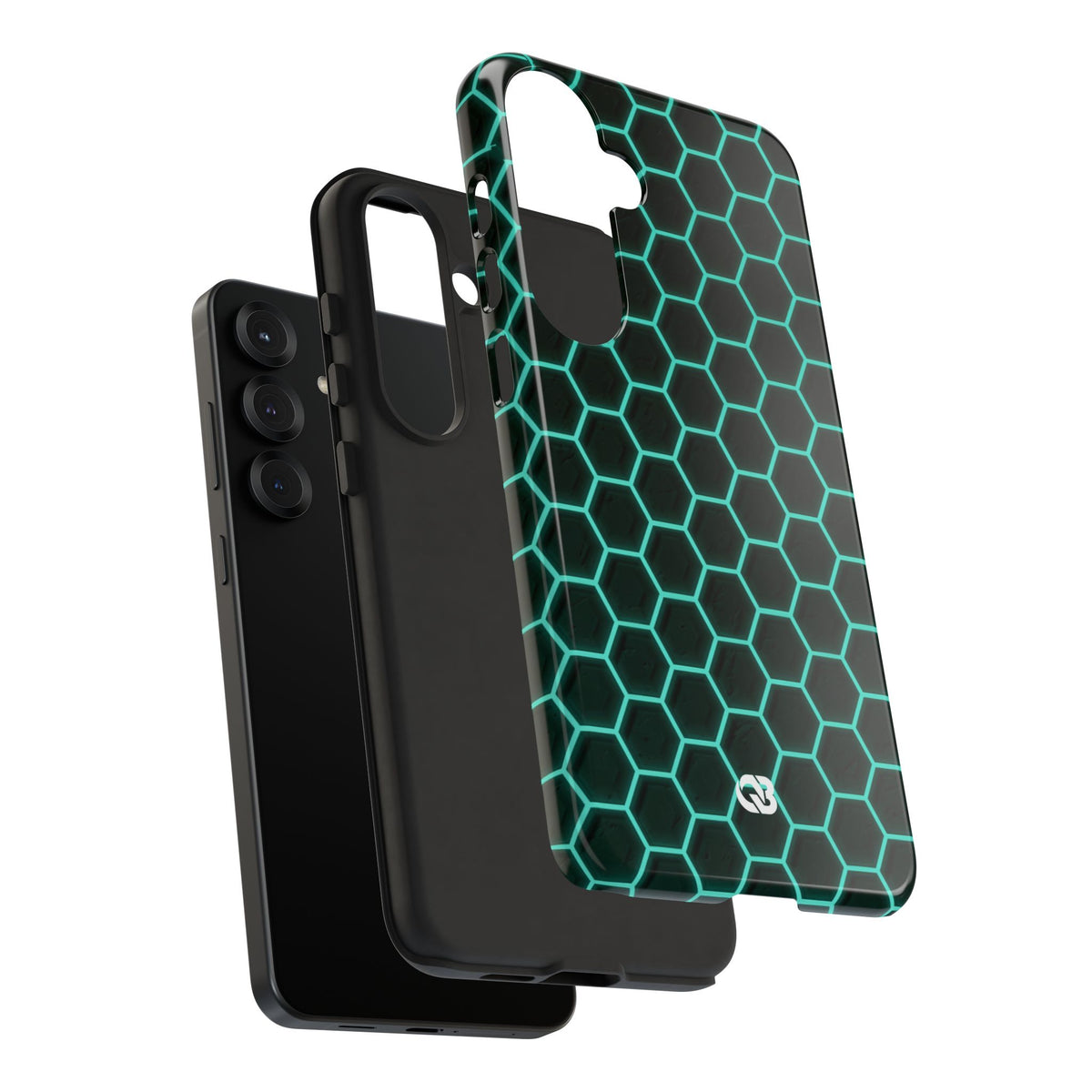 Neon Hex Spectrum · Tough Phone Case for Samsung · Teal