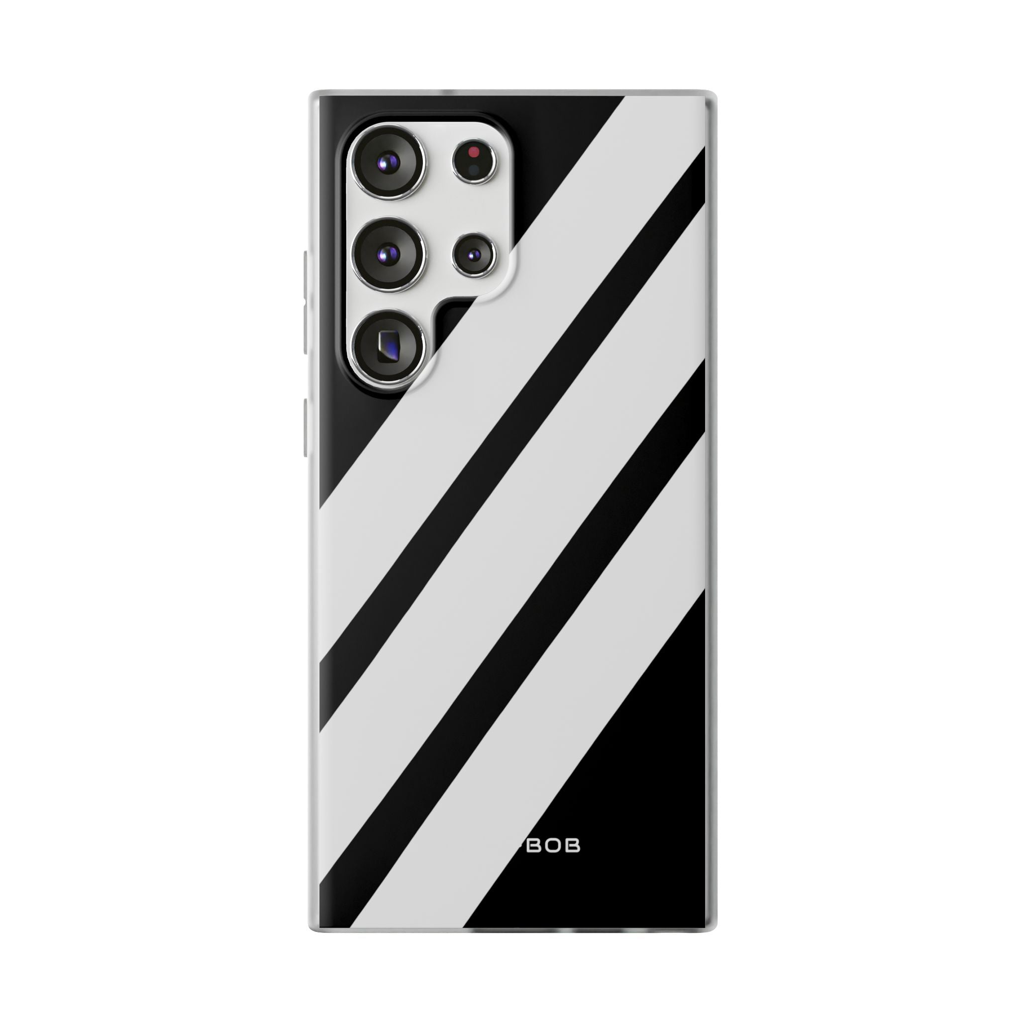 Diagonal Bands Noir Samsung S23 Ultra Case - Soft