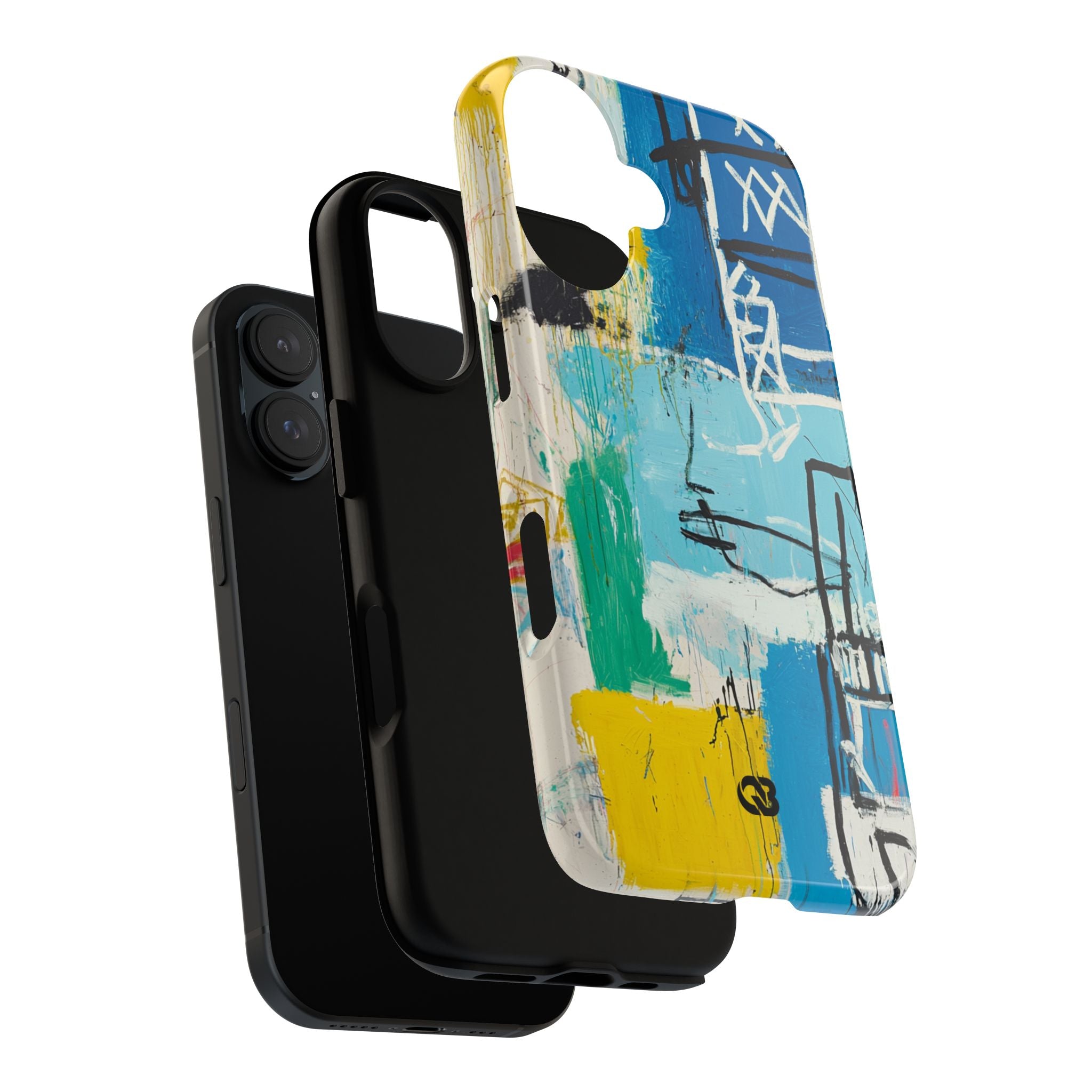 Azure Urban Scribble · Tough Phone Case for iPhone