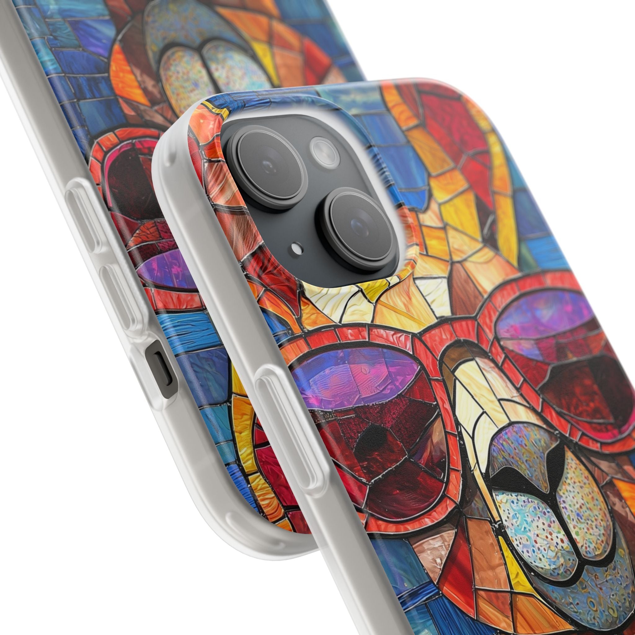 Llama Glow iPhone 15 Case - Soft