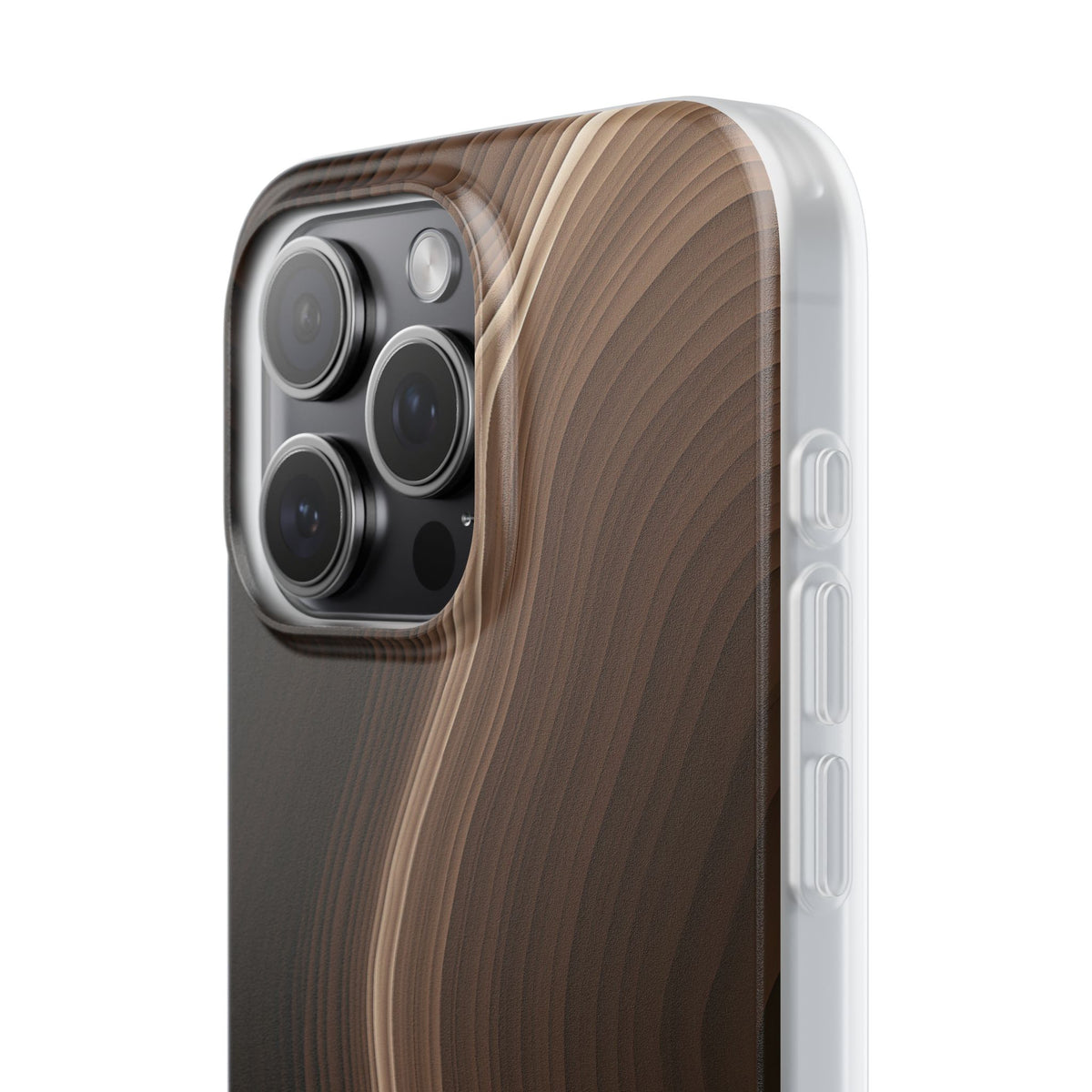 Brown Lite Phone Case for iPhone - Bronzed Canyon Relief