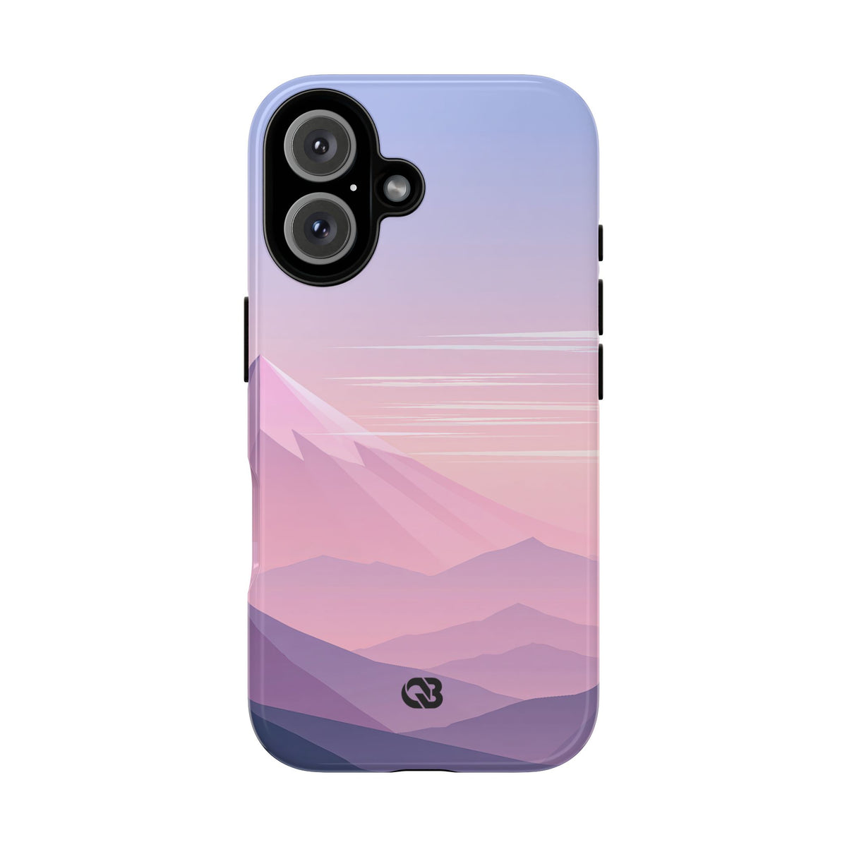 Alpine Twilight · Tough Phone Case for iPhone · Pink