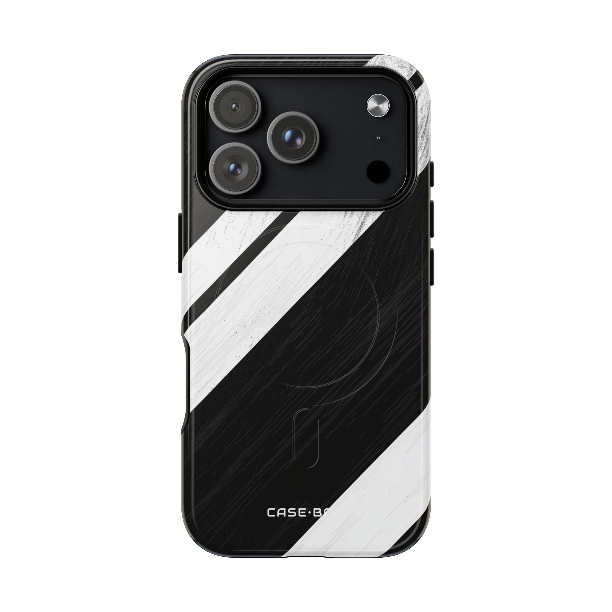 Distressed Stripe Motion iPhone 17 Pro Case - Tough+ - CASE•BOB