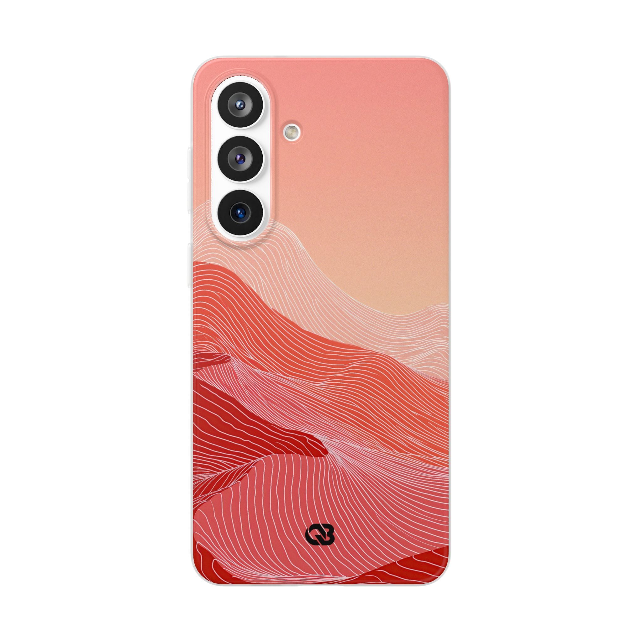 Red Lite Phone Case for Samsung - Crimson Ridge Contour