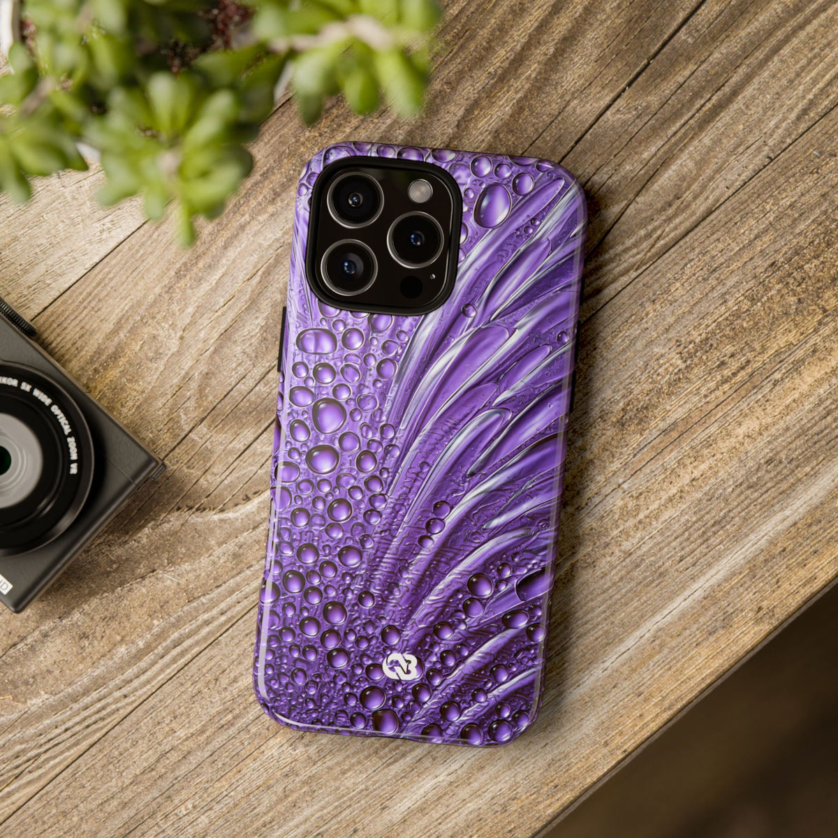 Violet Liquid Gel · Tough Phone Case for iPhone · Purple