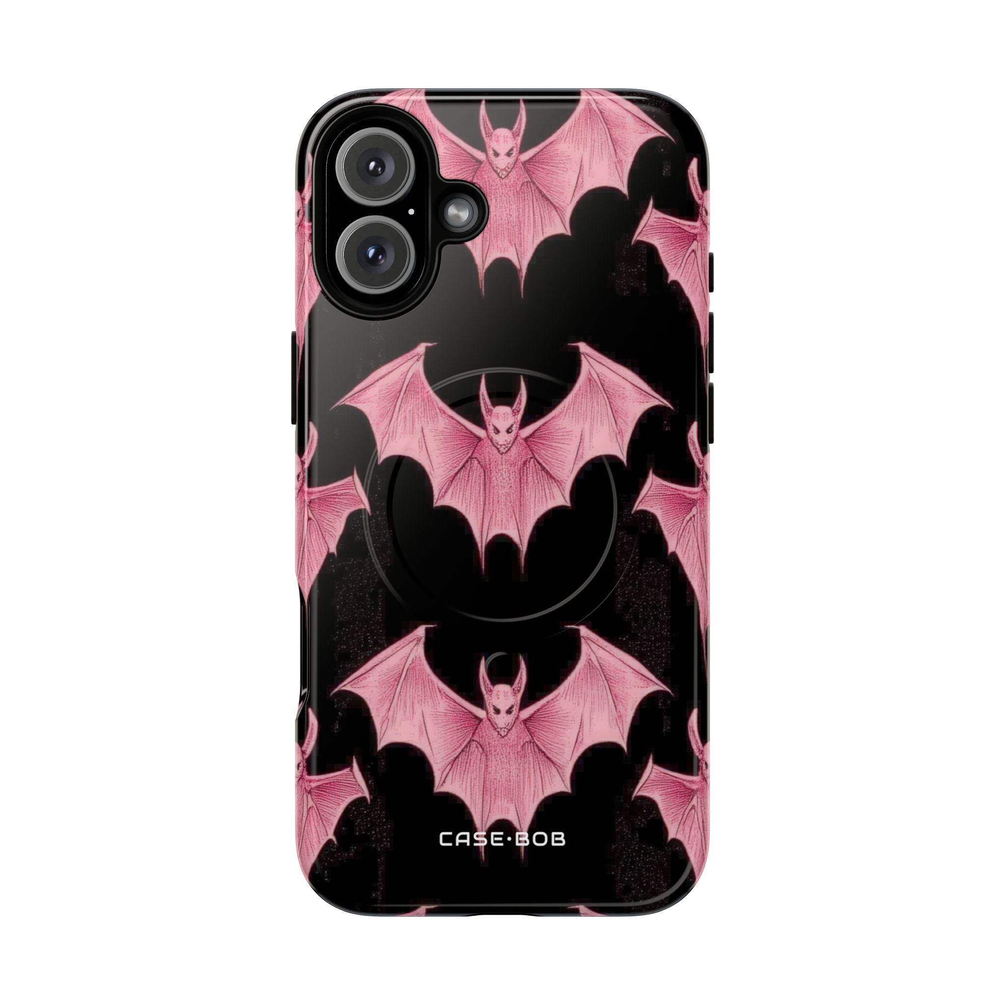 Pink Batwave iPhone 16 Plus Case - Tough+