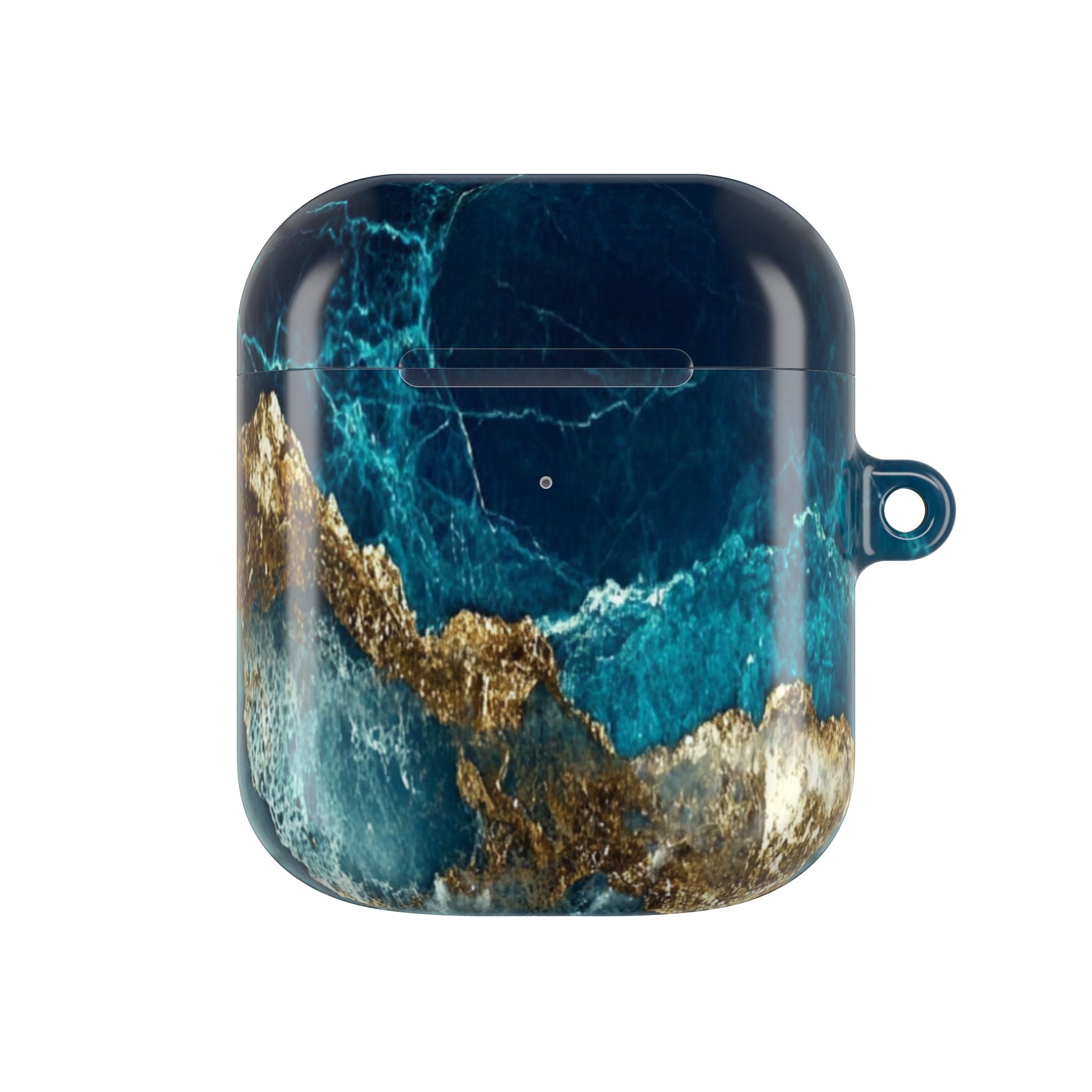Golden Fracture Teal - AirPods Cover