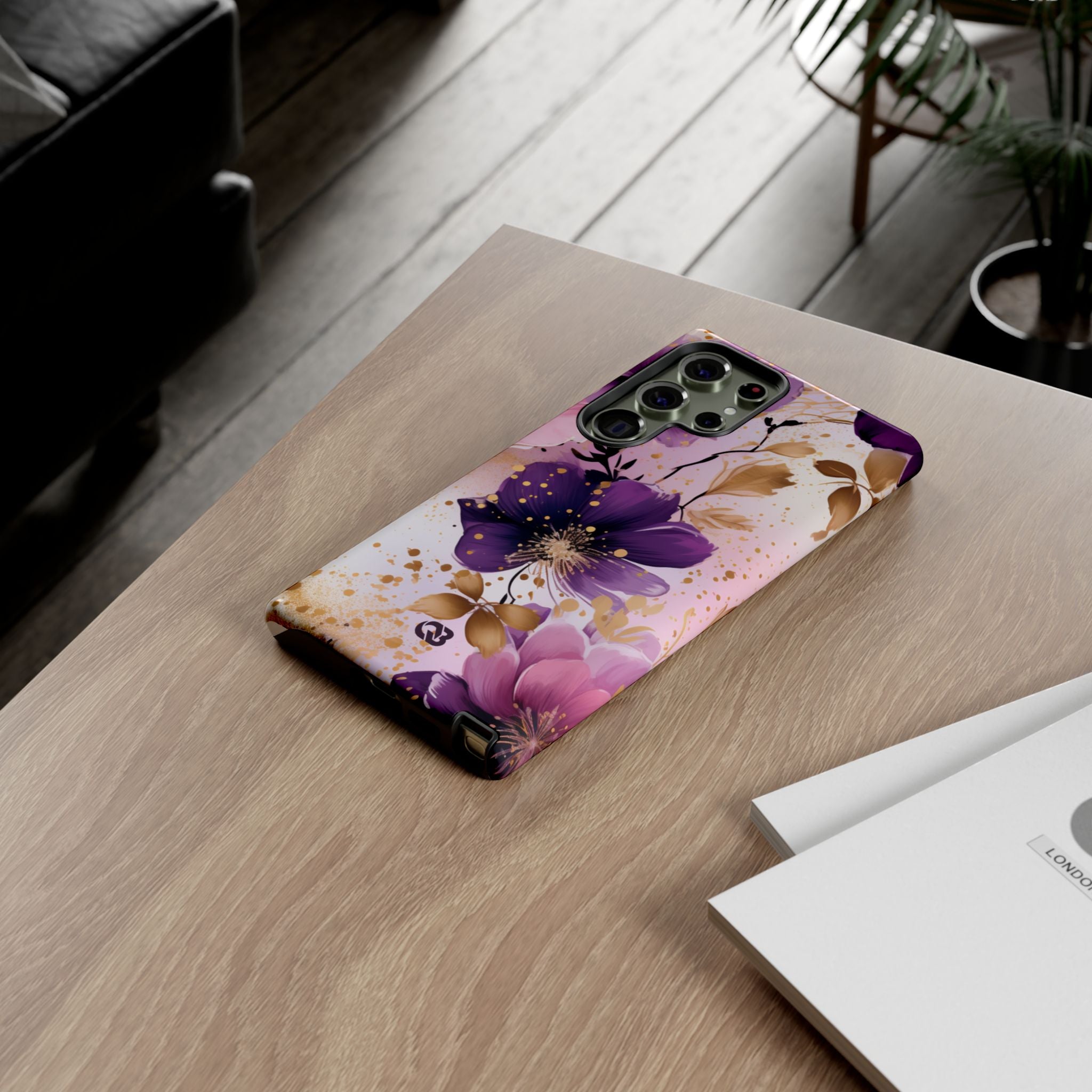 Gilded Violet Bloom · Tough Phone Case for Samsung