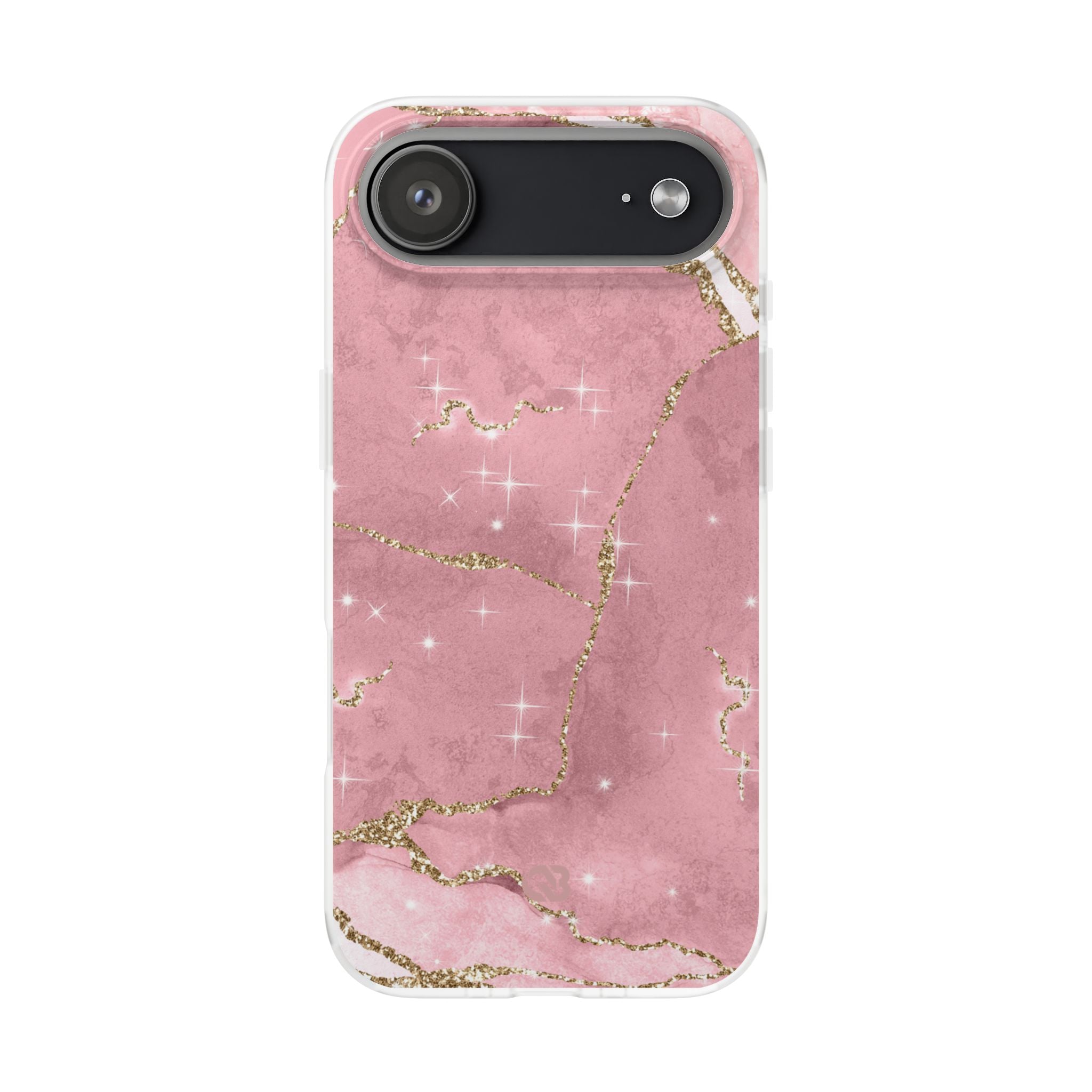 Rose Sparkle Marble · Soft Coque de téléphone pour iPhone