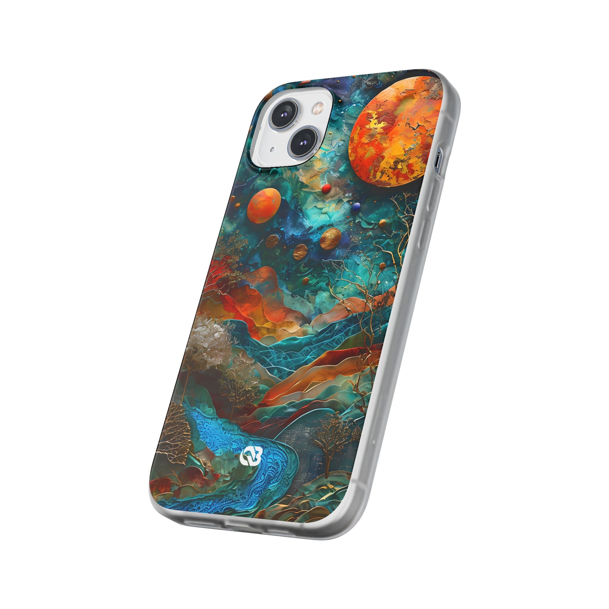 Copper Horizon Drift · Soft Mobilskal för iPhone