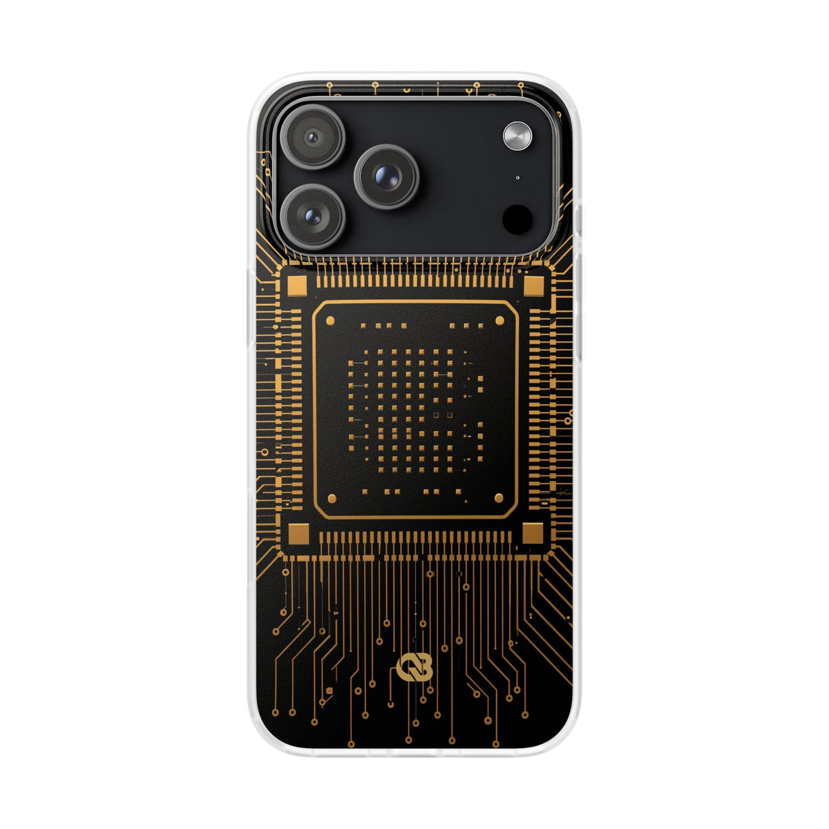 Gold Lite Phone Case for iPhone - Cyber Gold Processor