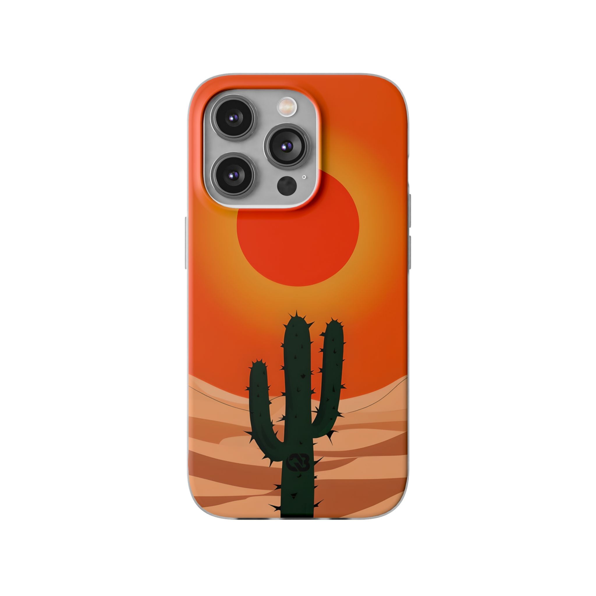 Scorched Saguaro Sunset · Soft Phone Case for iPhone