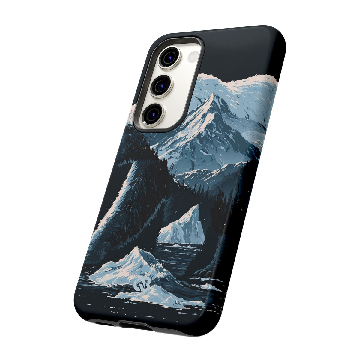 Nordic Arctic Bear · Tough Phone Case for Samsung · Black