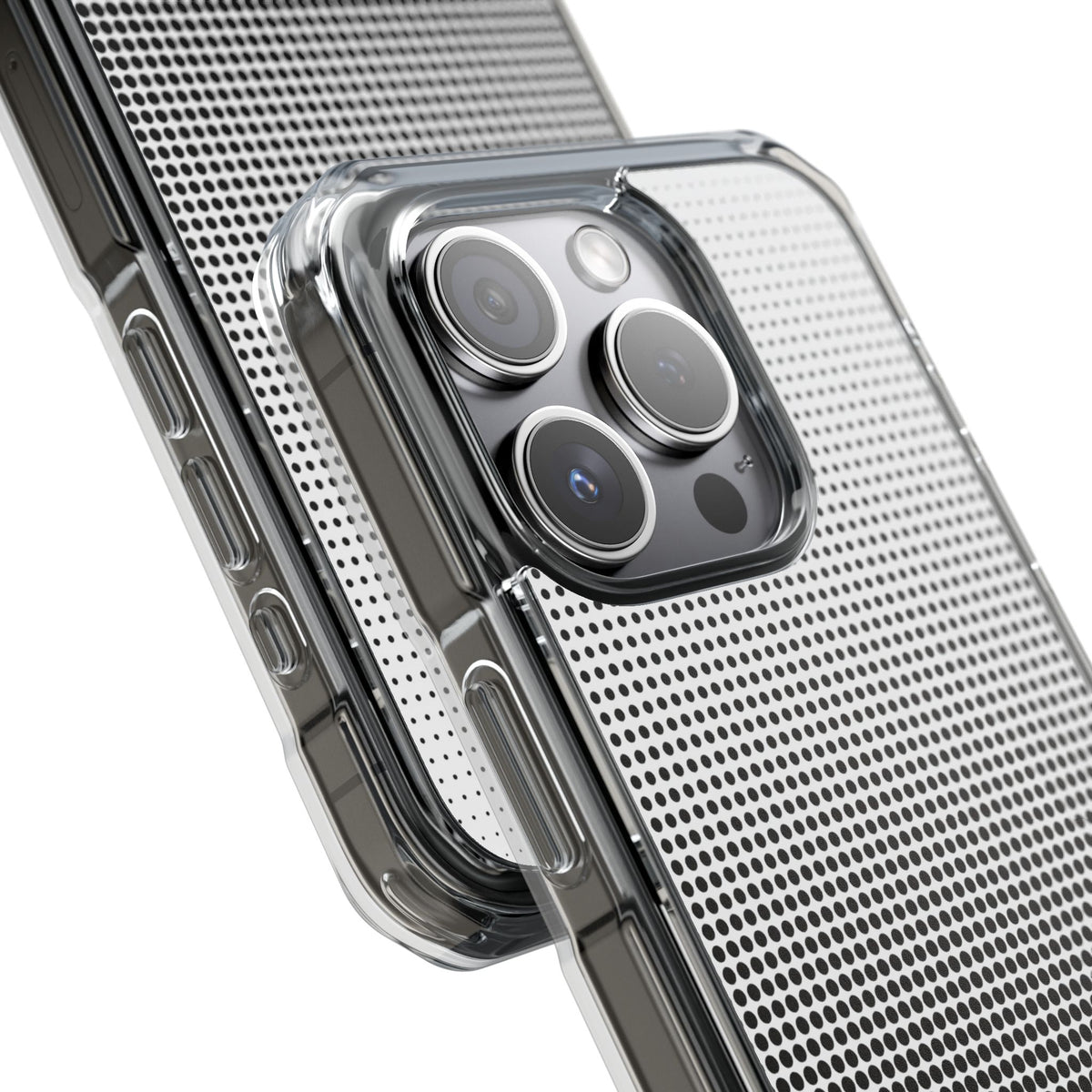 Orbital Horizon · Clear Impact Magnetic Phone Case for iPhone · Black