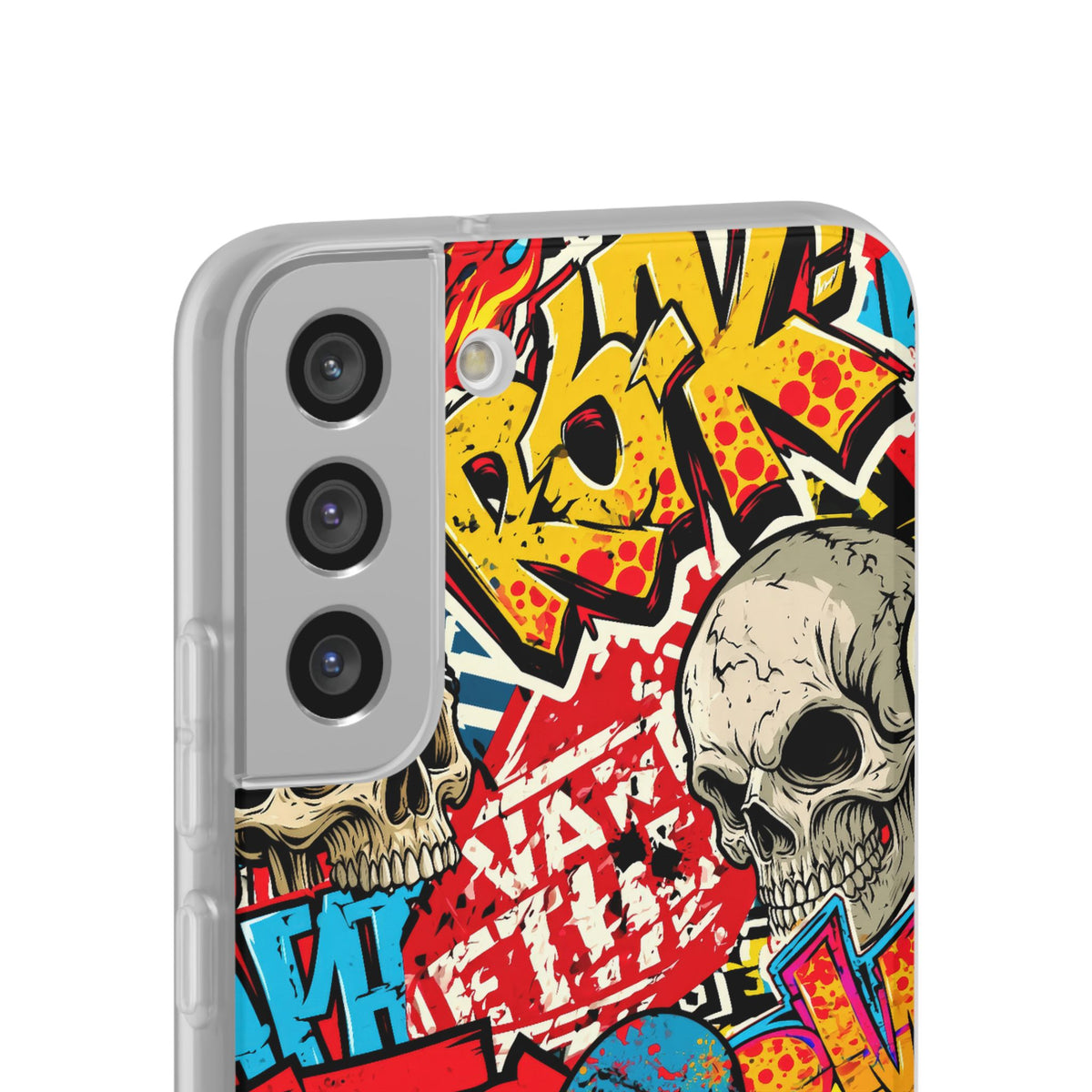 Skate Skull Riot · Lite Phone Case for Samsung · Red