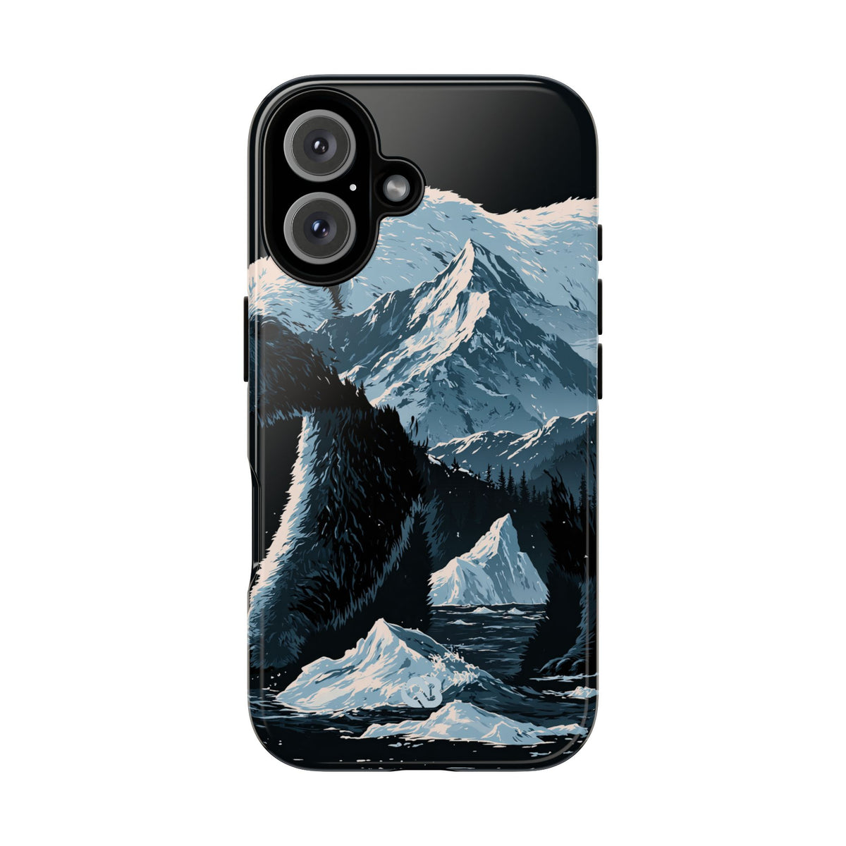 Nordic Arctic Bear · Tough Phone Case for iPhone · Black