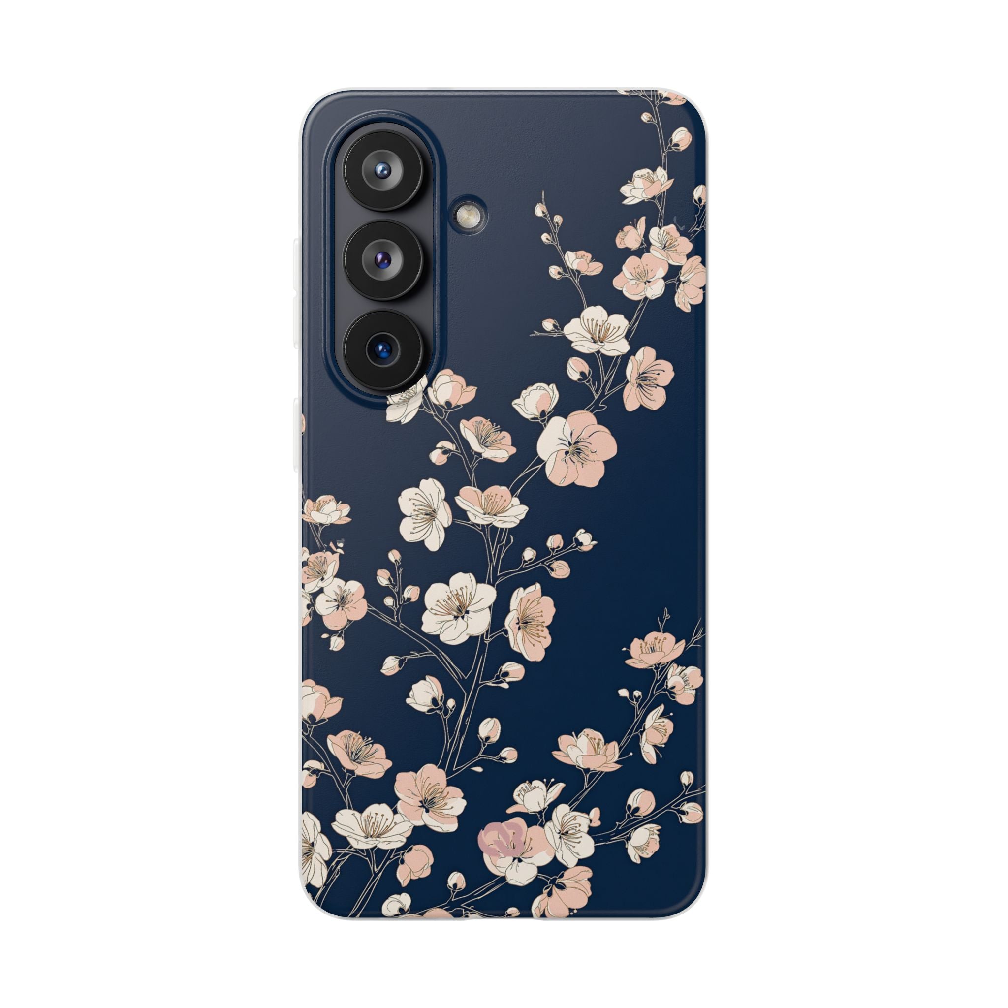 Blue Lite Phone Case for Samsung - Midnight Peach Sakura