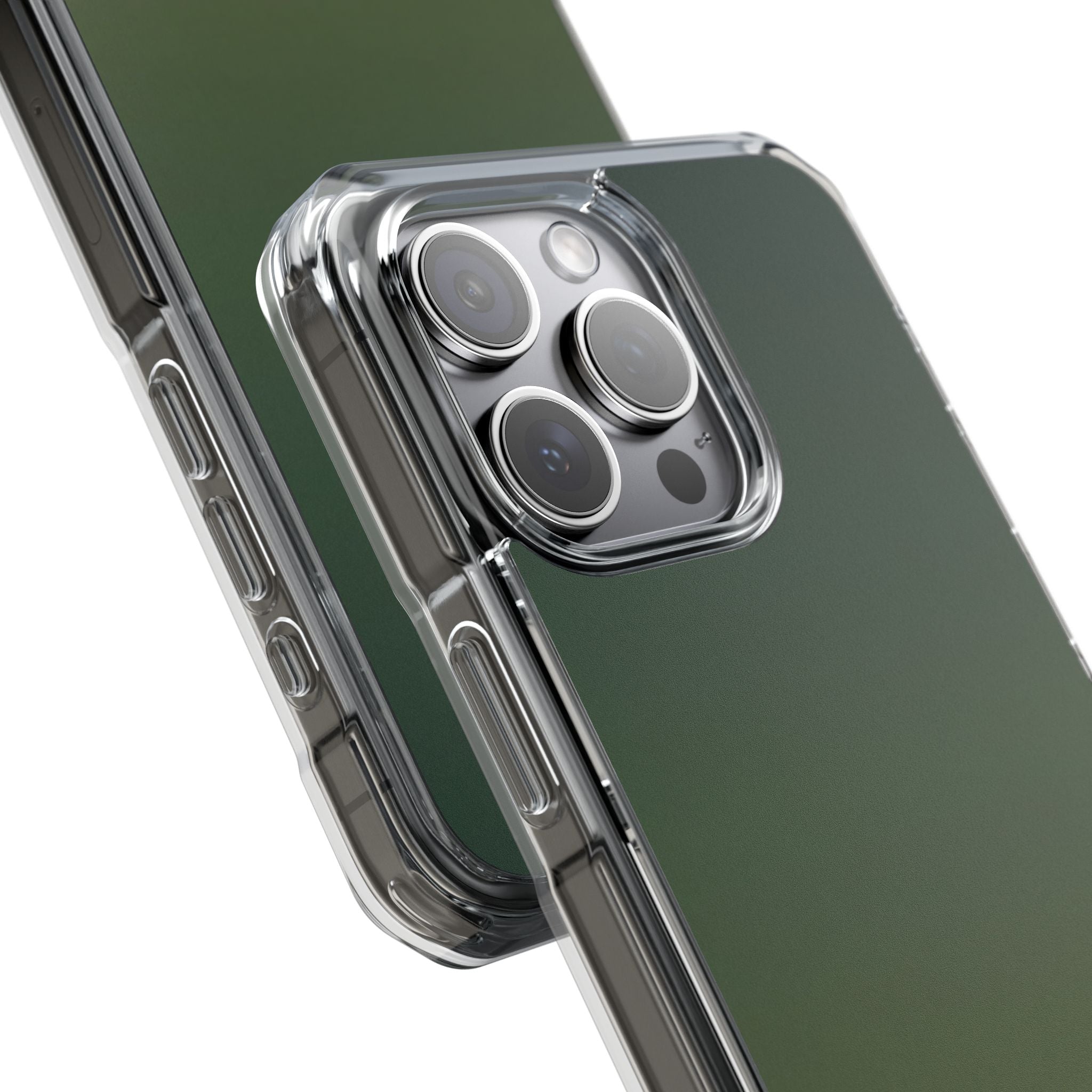 Green Impact MagSafe Phone Case for iPhone - Shadow Moss Grain