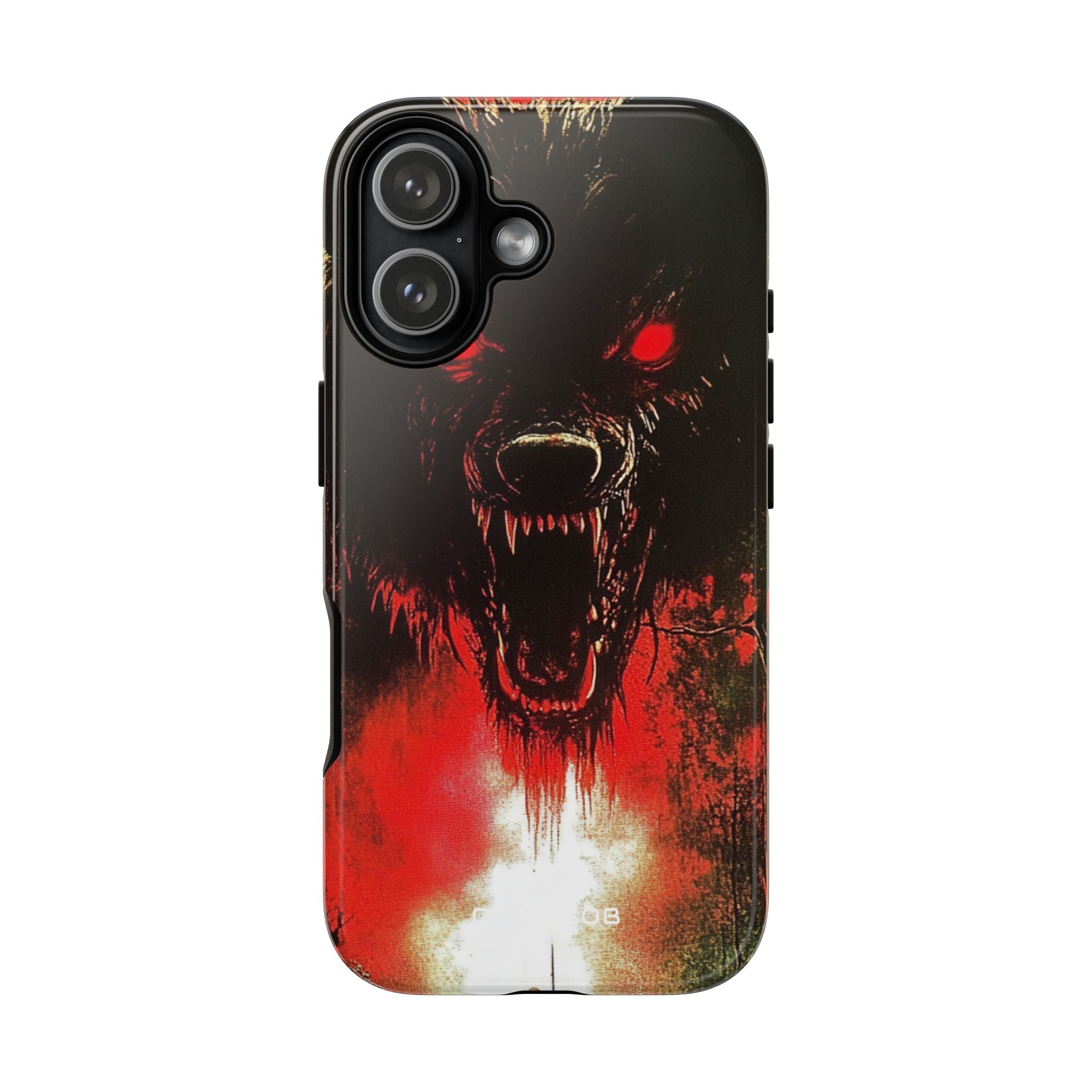 Crimson Wolf iPhone 17 Case - Tough - CASE•BOB