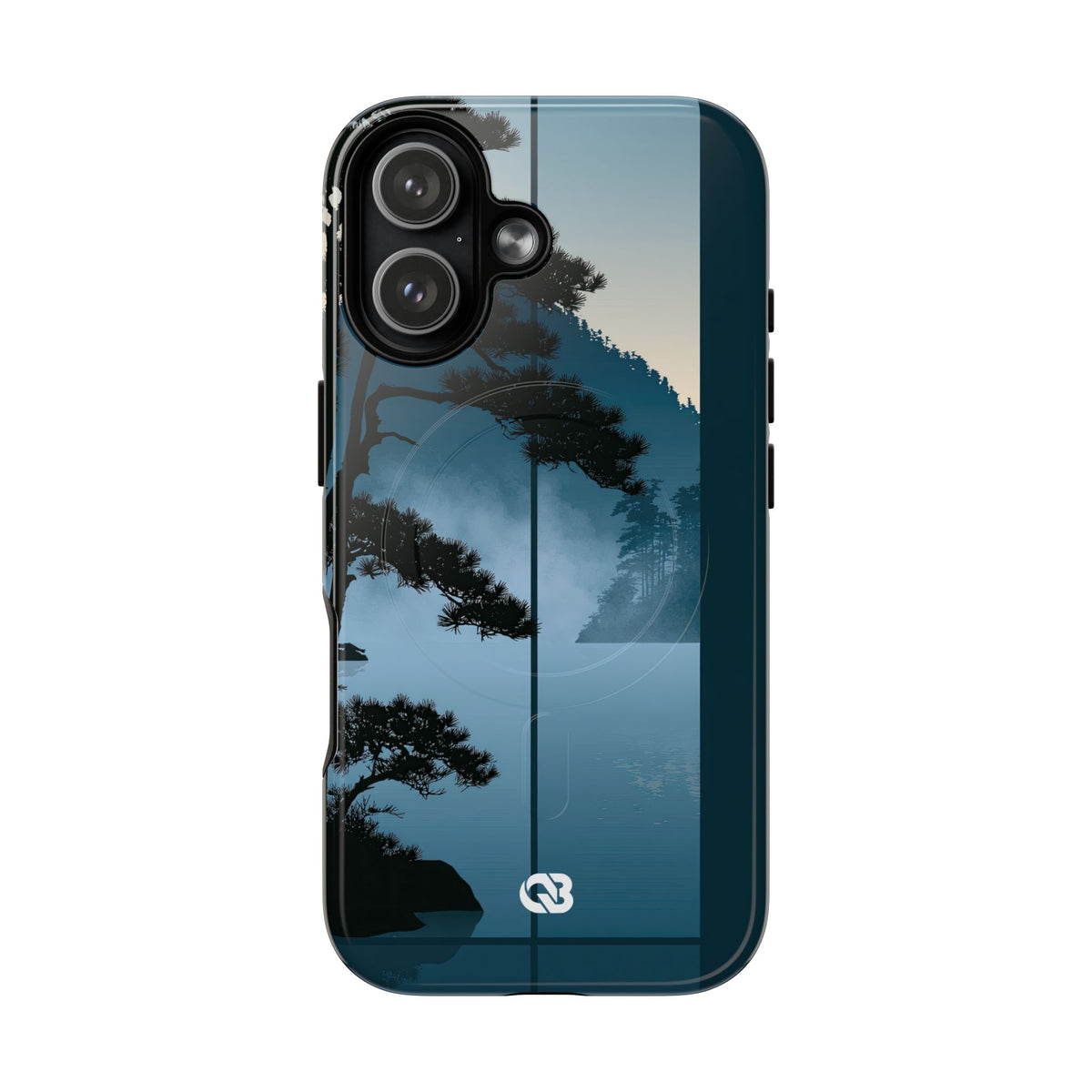 Misty Pine Horizon · Tough 2.0 Magnetic Phone Case for iPhone · Teal