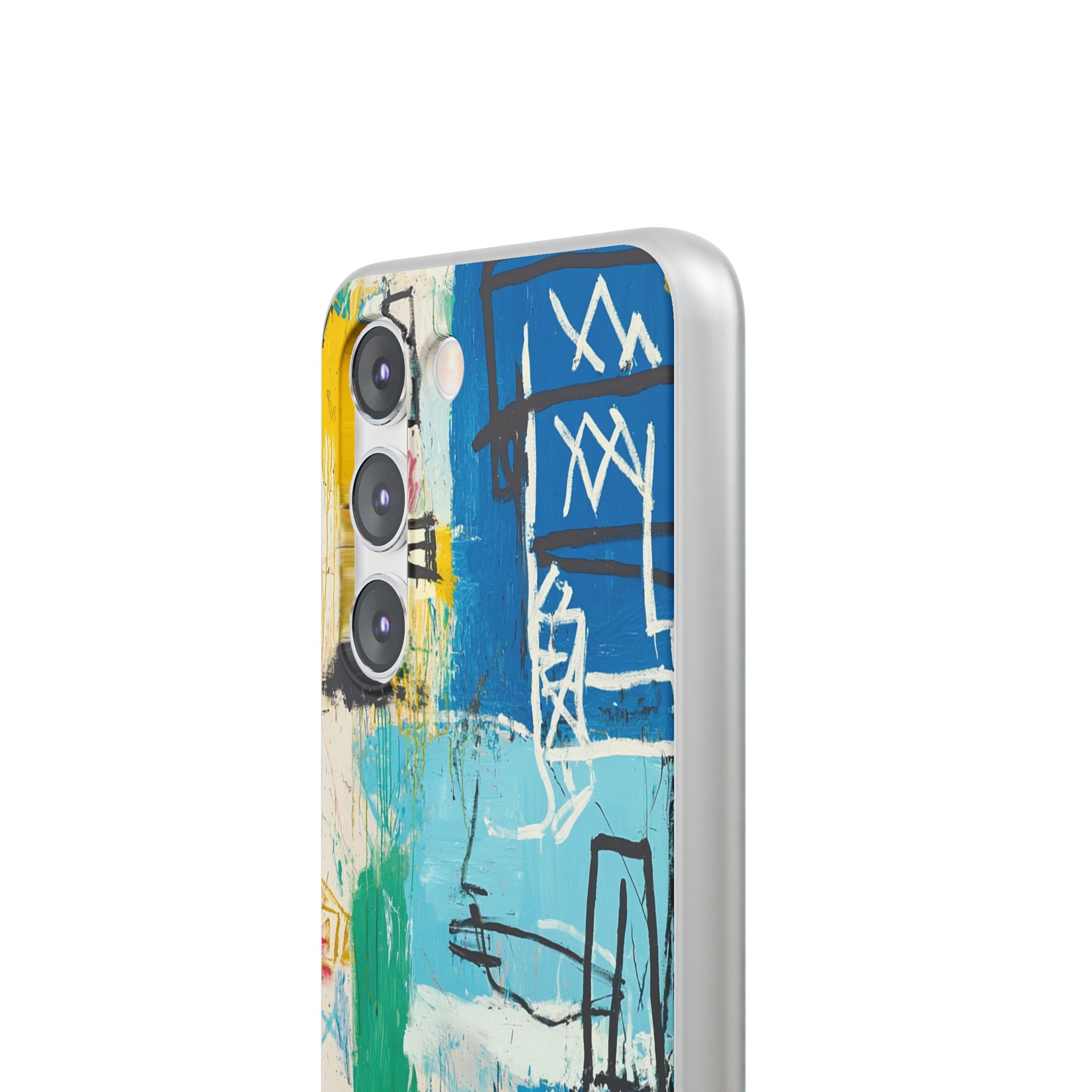 Azure Urban Scribble · Soft Phone Case for Samsung