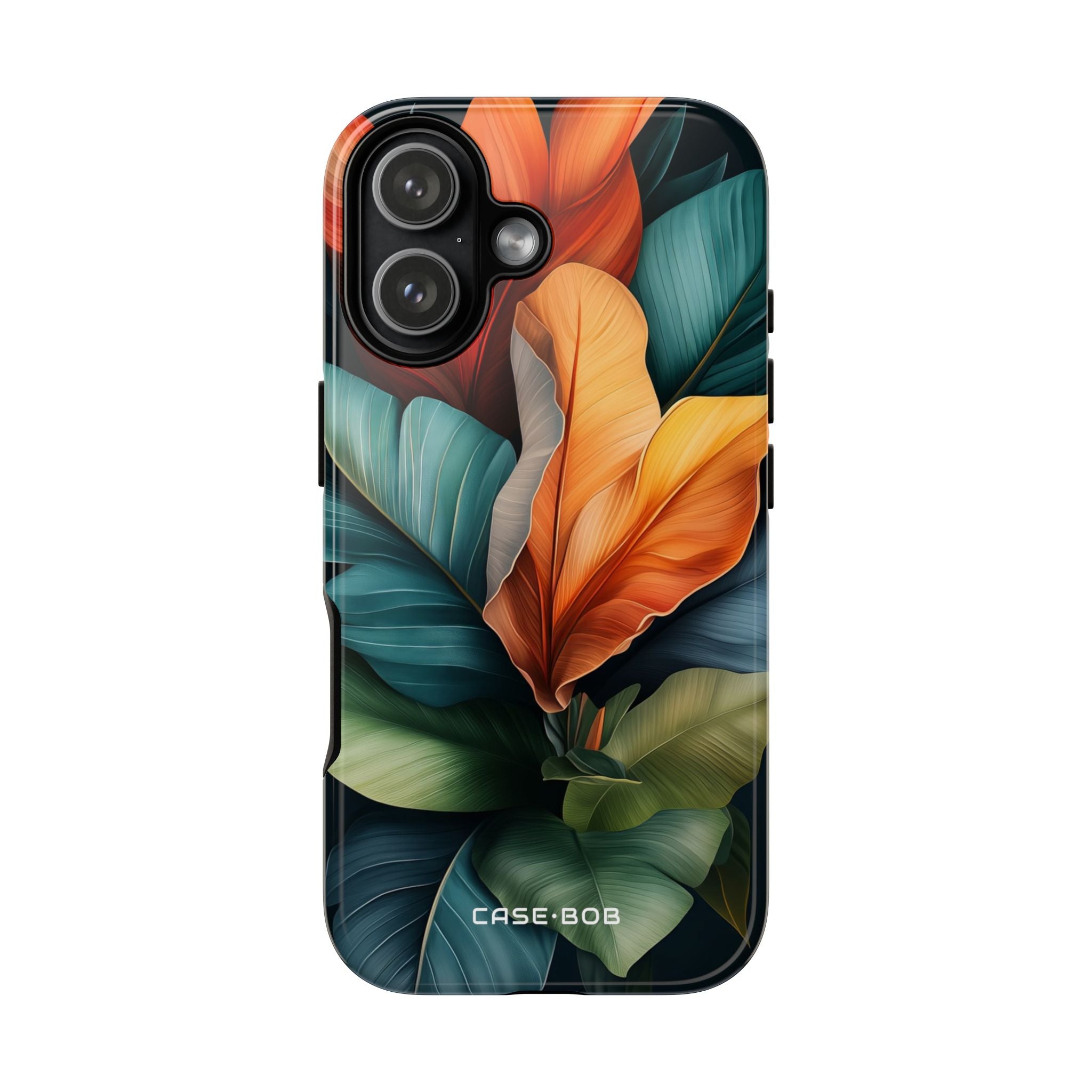 Tropical Leafburst iPhone 17 Case - Tough - CASE•BOB