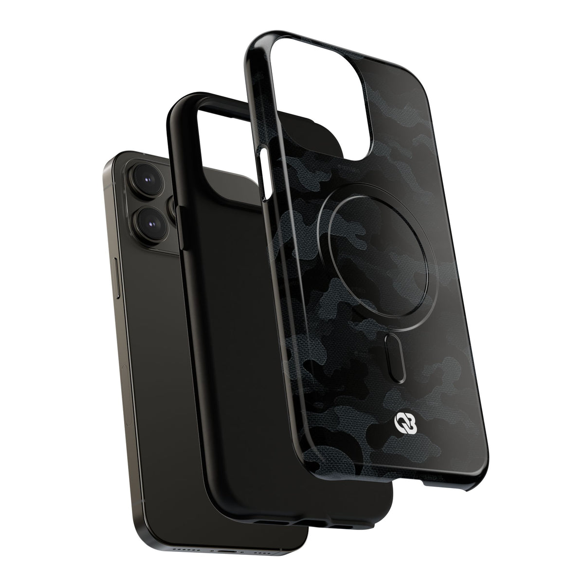Blackout Urban Camo · Tough 2.0 Magnetic Phone Case for iPhone · Black