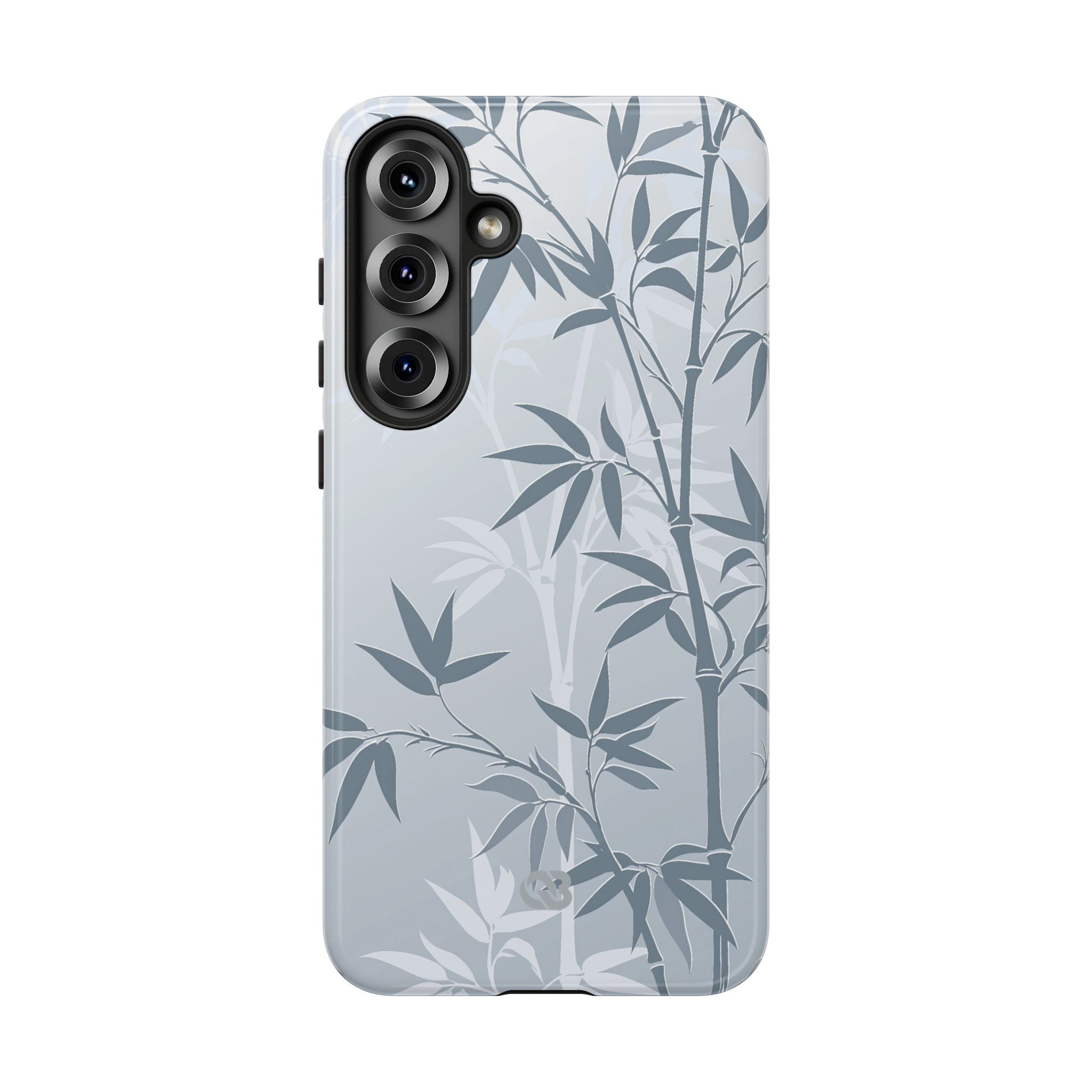 Blue Tough Phone Case for Samsung - Slate Bamboo Shadow