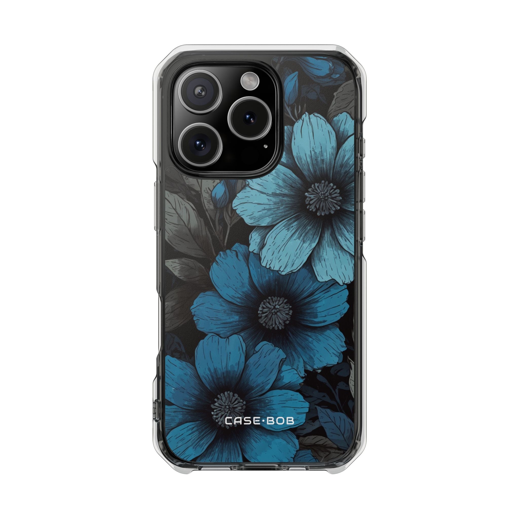 Blue Petal Radiance iPhone 16 Pro Case - Impact