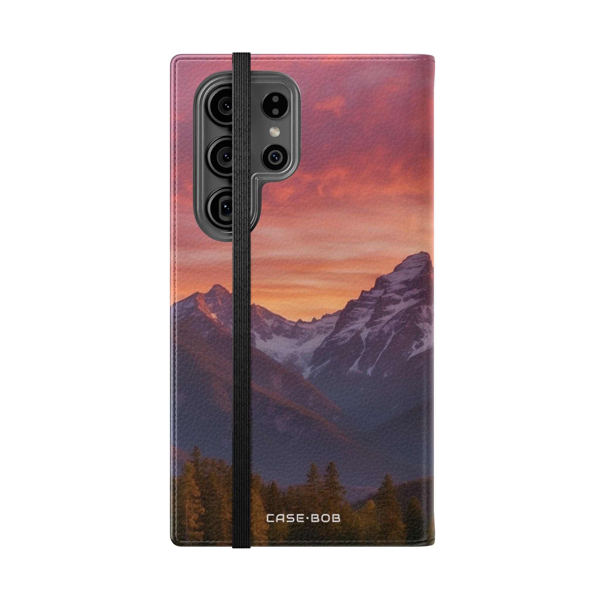 Mountain Bloom Twilight - Samsung S23 Ultra Case - Wallet