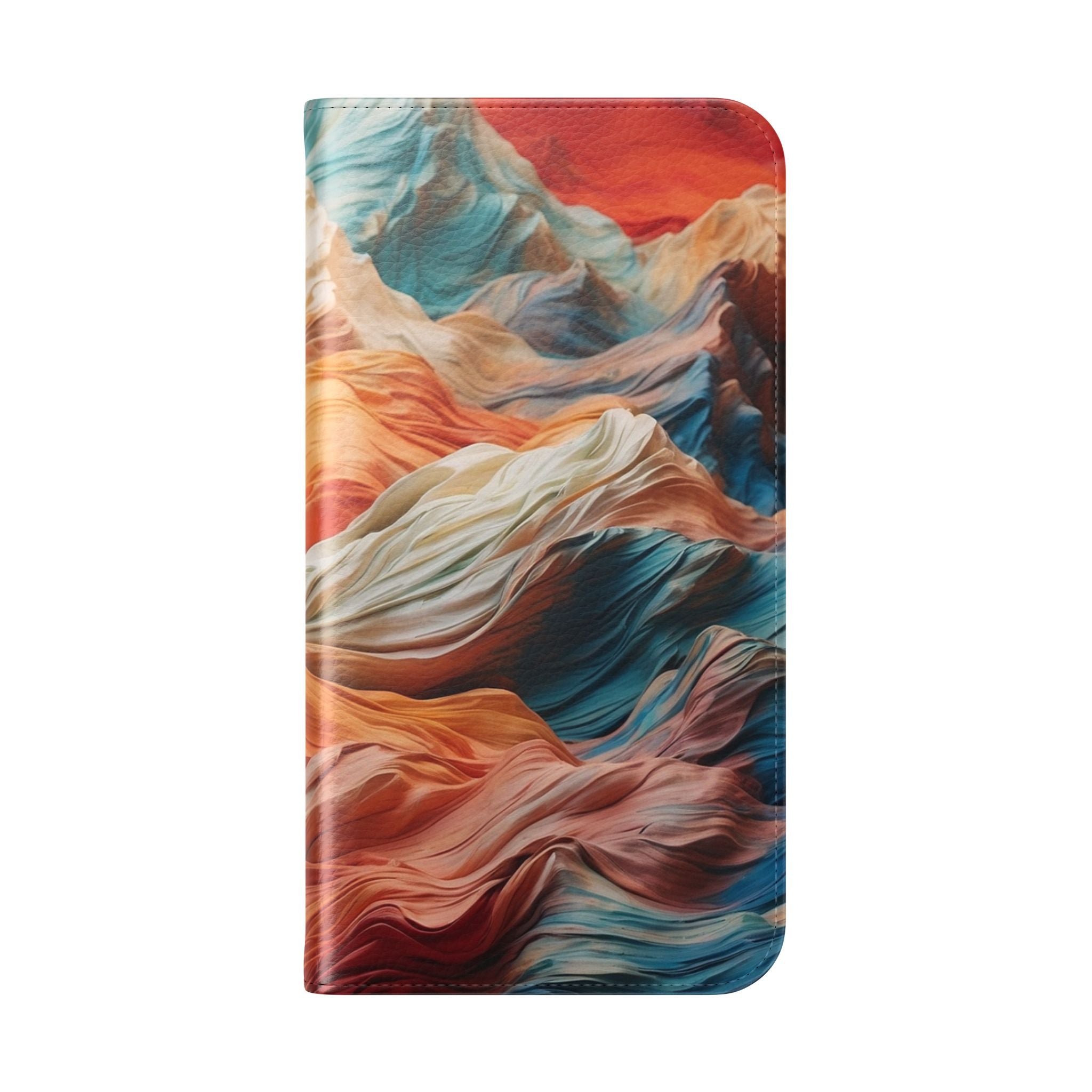 Fabric Peaks Sunset - iPhone 15 Pro Max Case - Wallet