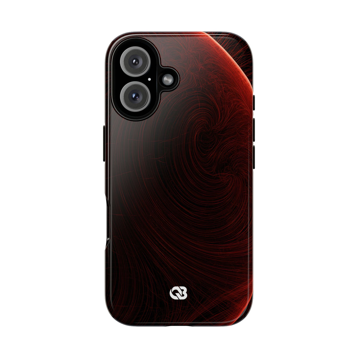 Crimson Solar Horizon · Tough Phone Case for iPhone · Red