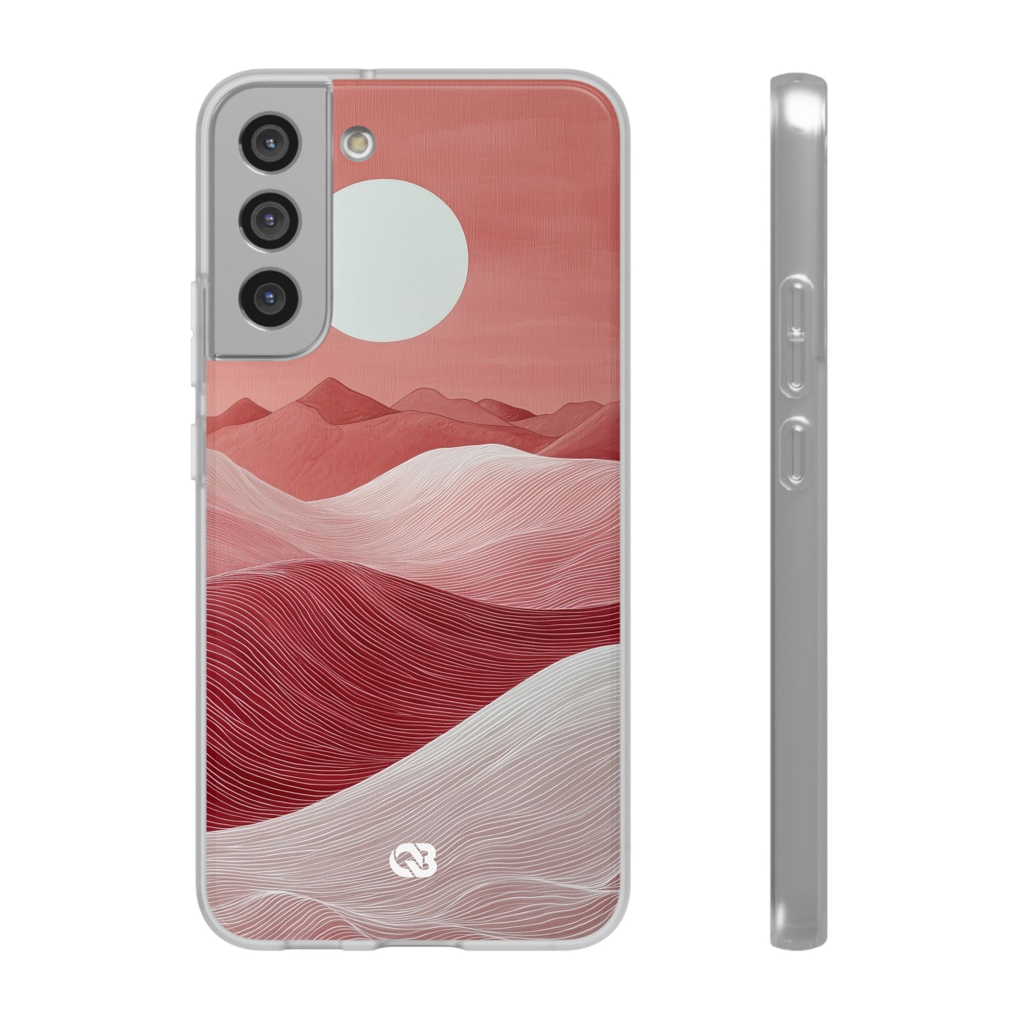 Crimson Dune Horizon · Soft Phone Case for Samsung