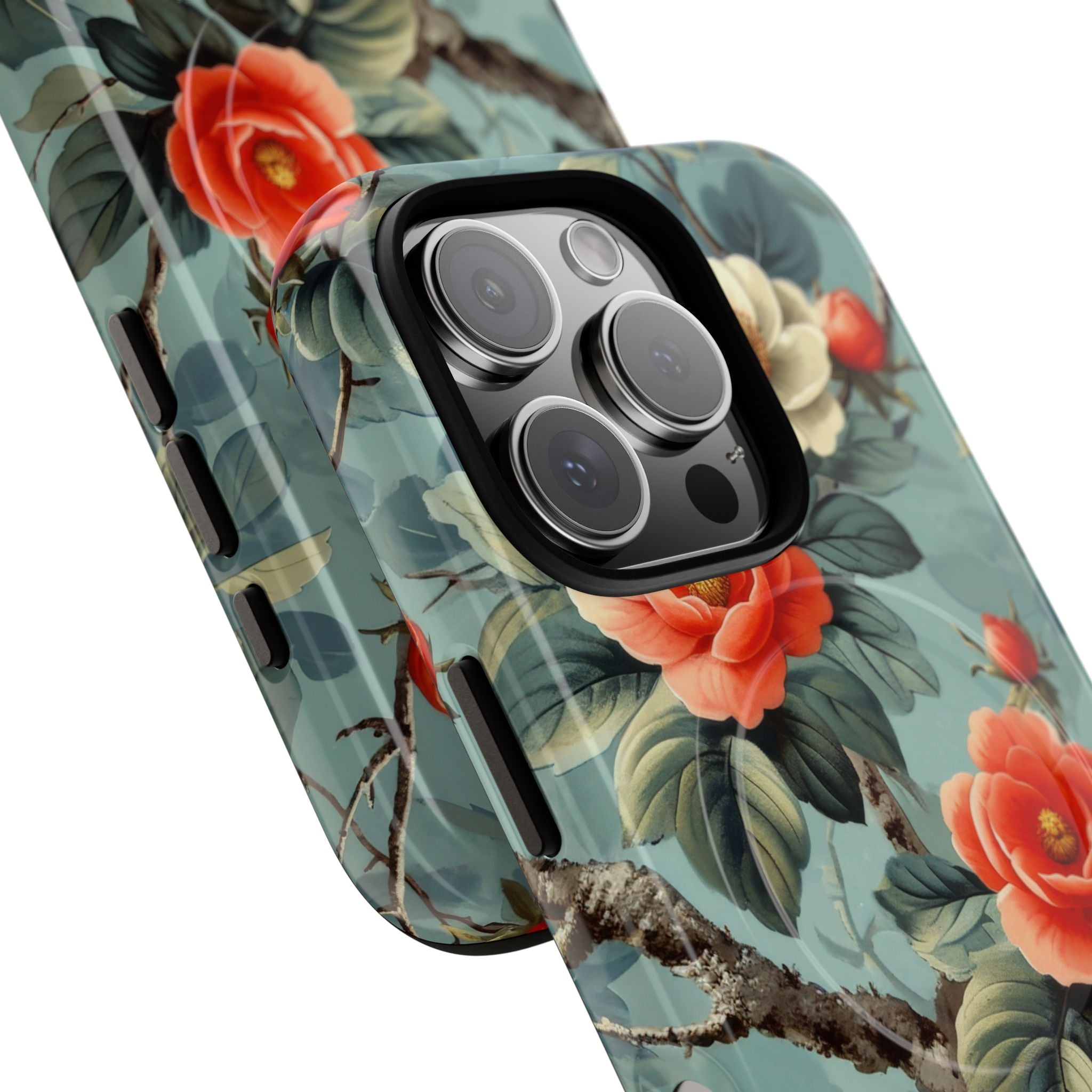 Coral Bloom iPhone 16 Pro Case - Tough+