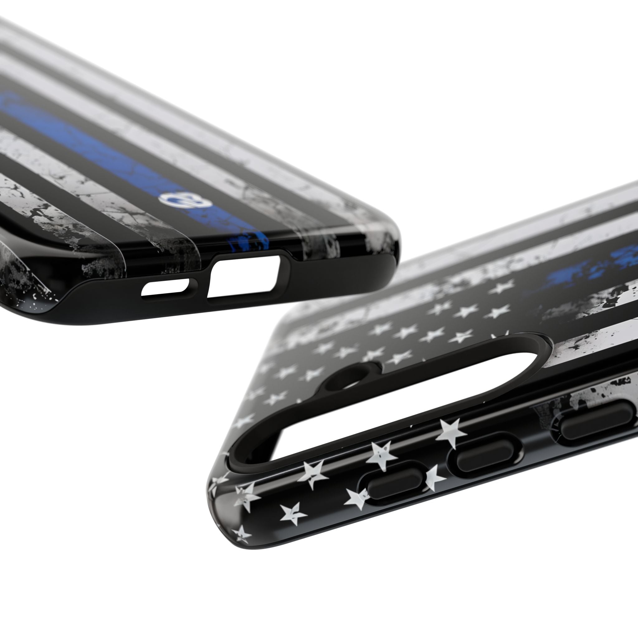 Gritty Cobalt Flag · Tough Handyhülle für Samsung