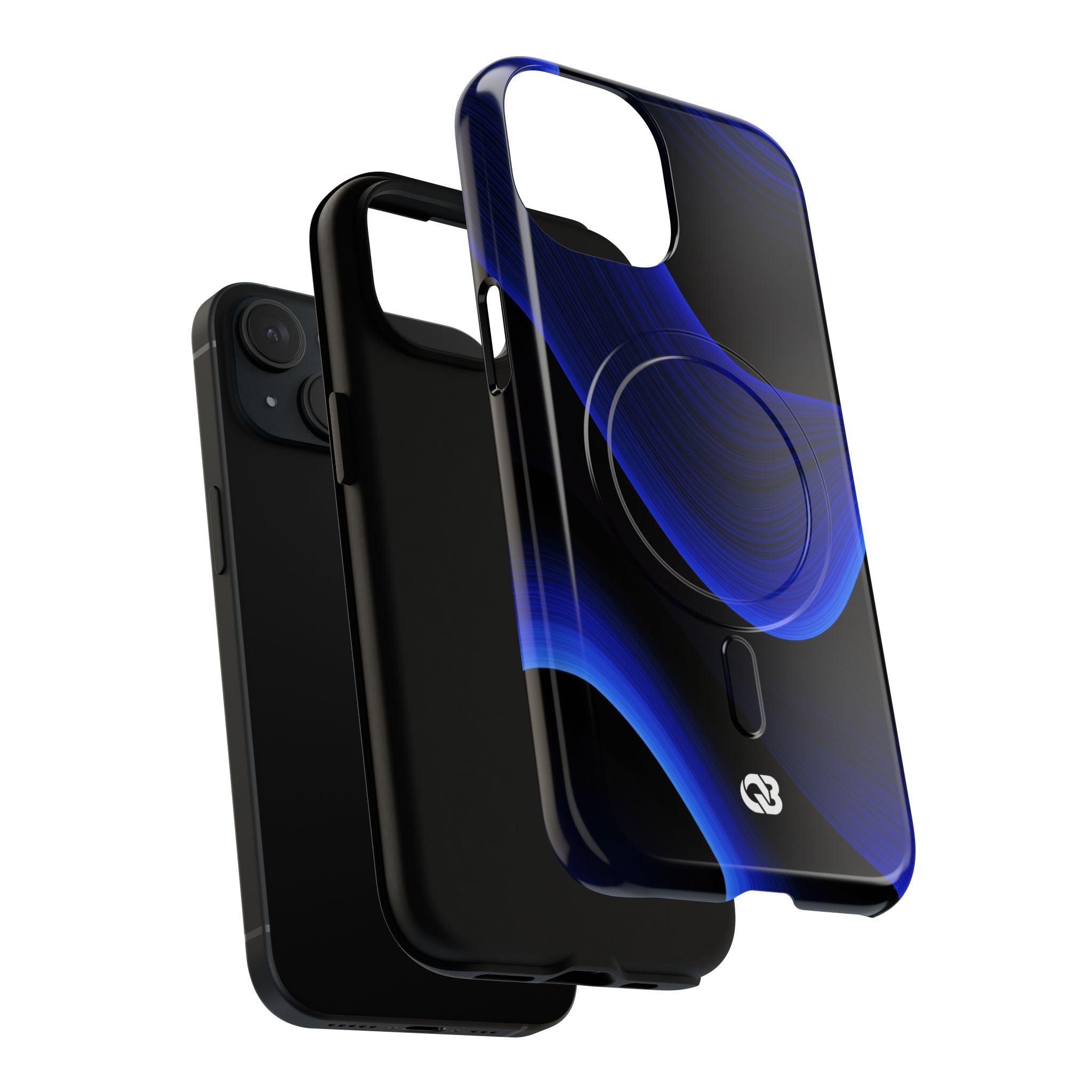 Blue Tough 2.0 Magsafe Phone Case for iPhone - Electric Cobalt Flow