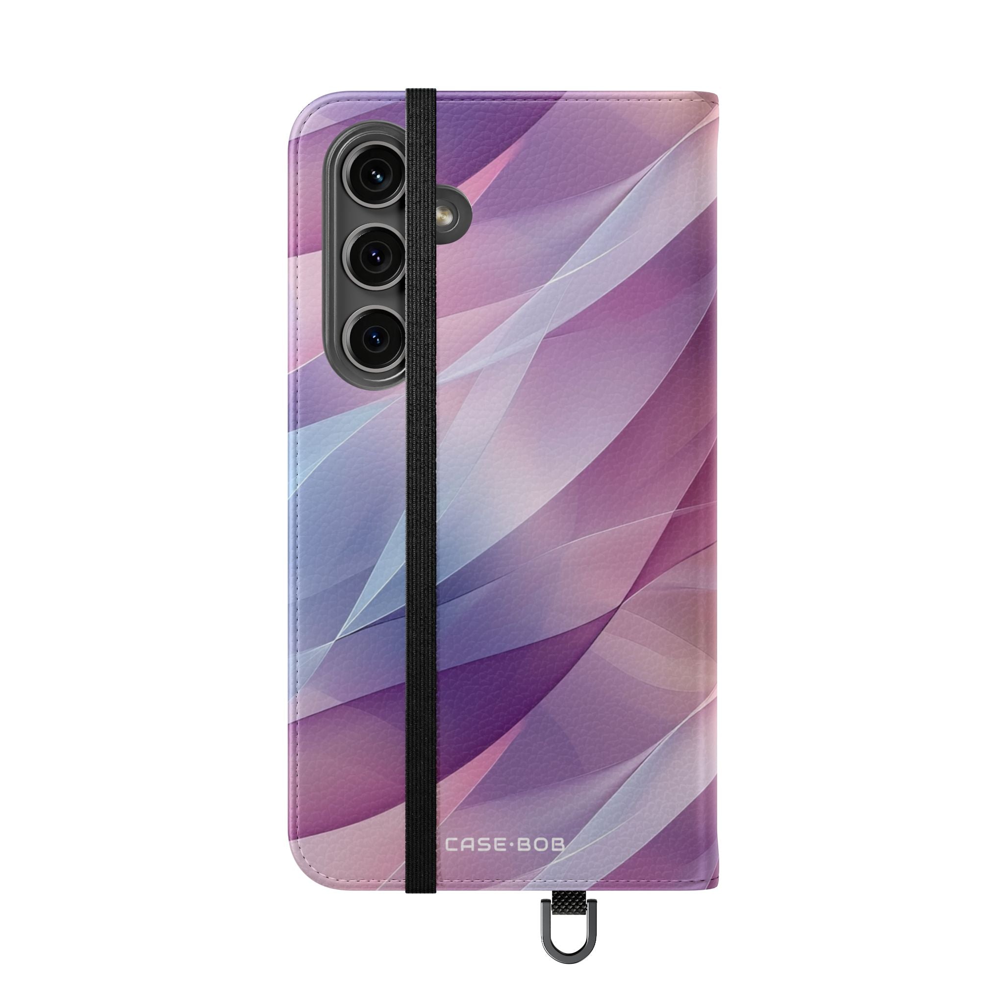 Pink Leafwave - Samsung S24 Plus Case - Wallet