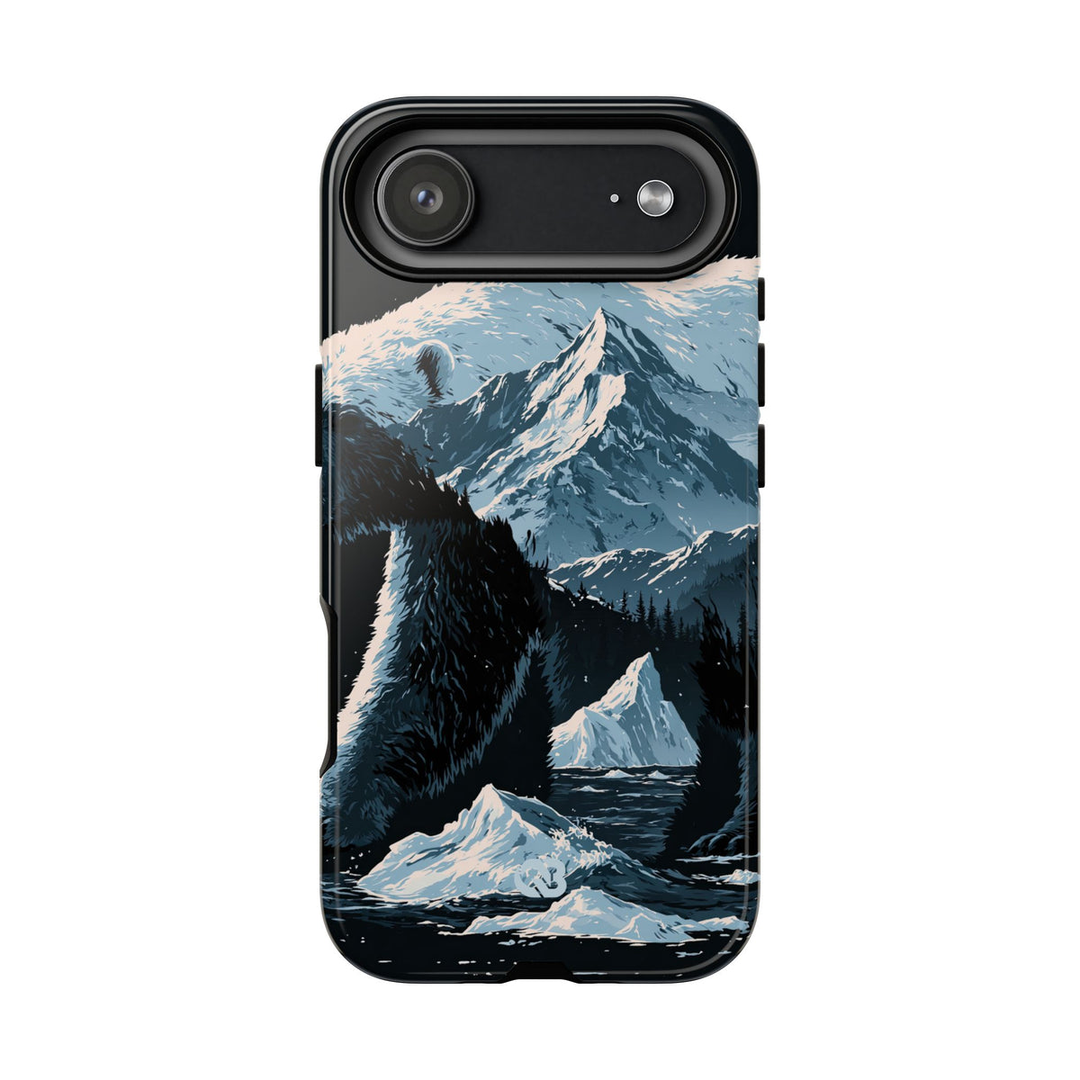 Nordic Arctic Bear · Tough Phone Case for iPhone · Black