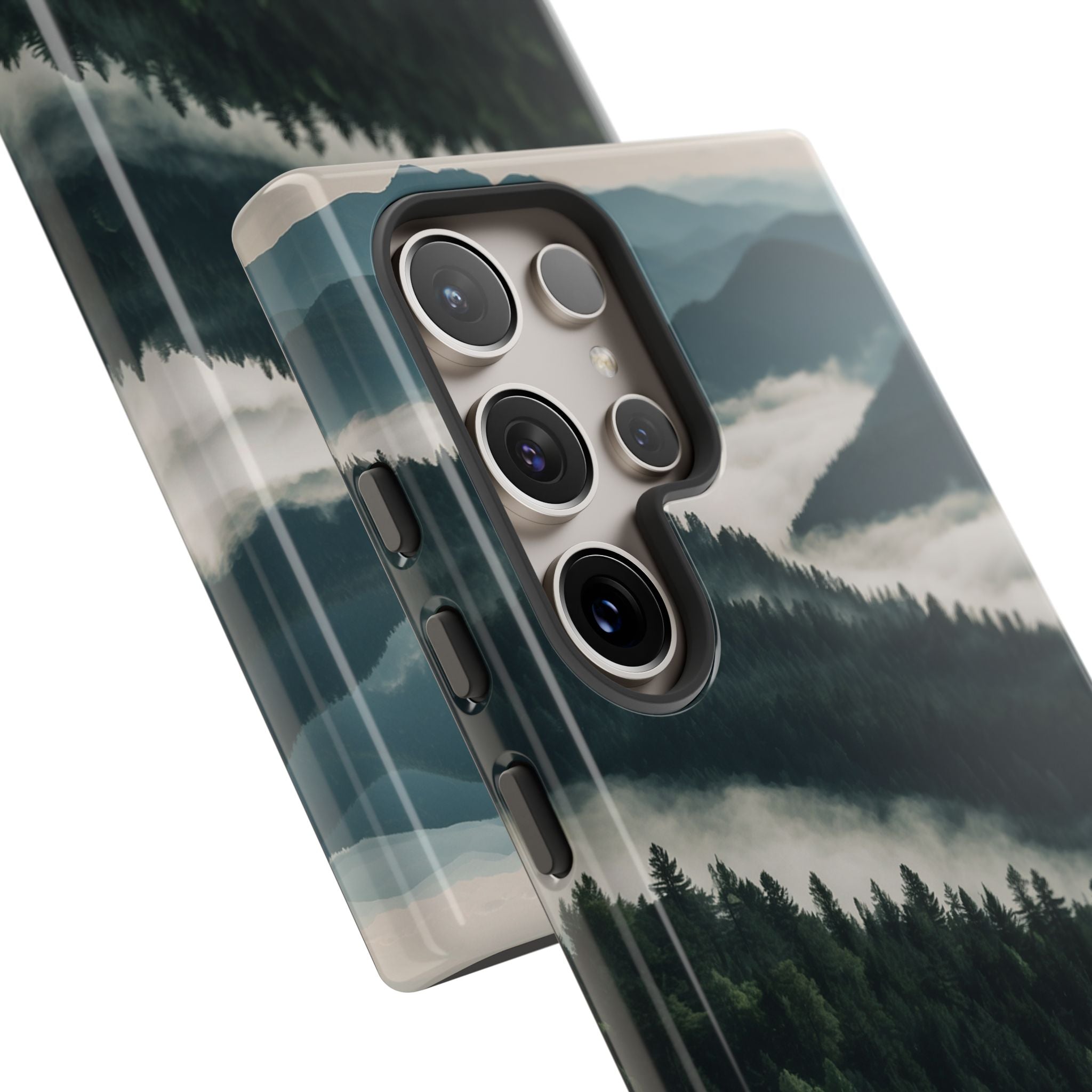 Misty Pine Peaks · Tough Phone Case for Samsung